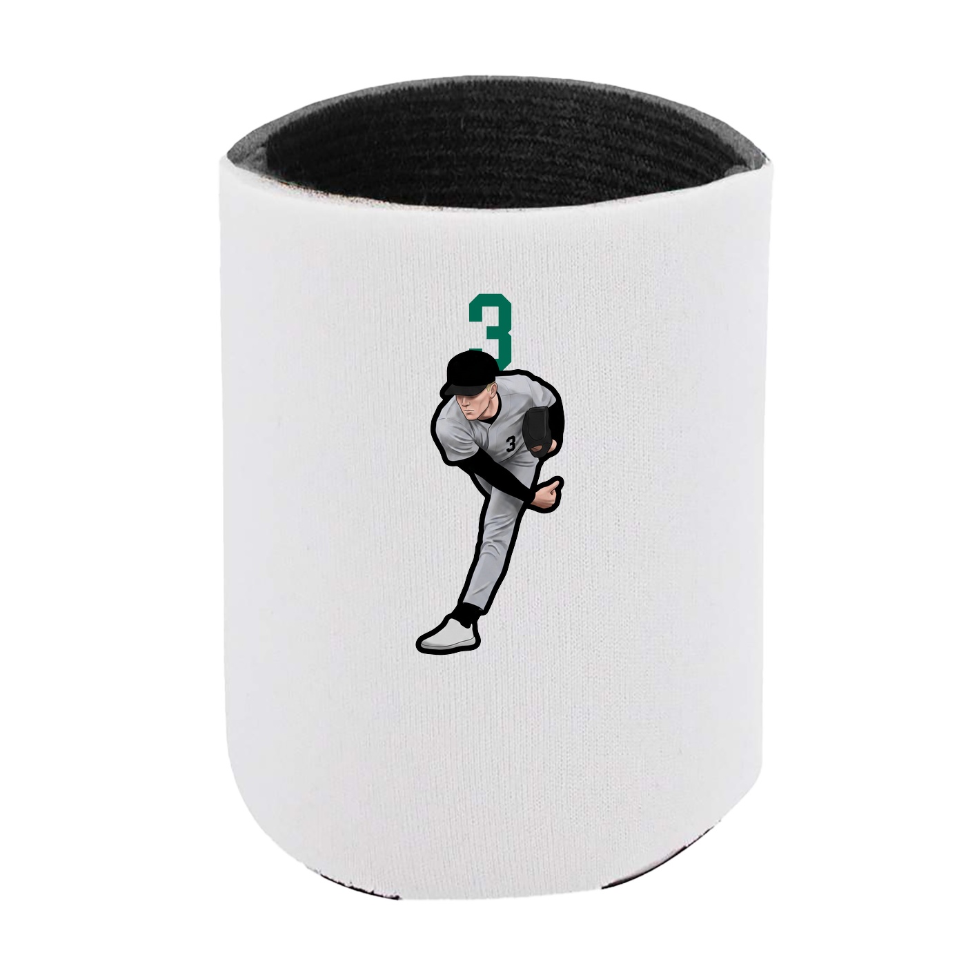 Can Holder — Number Top in White
