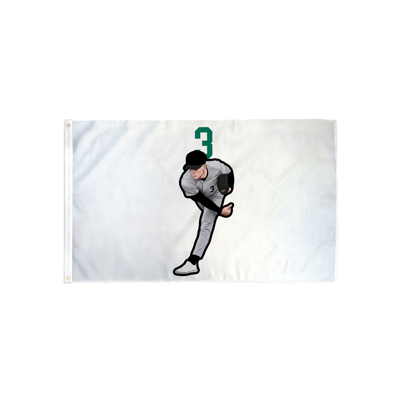 3x5 Flag — Number Top in Classic