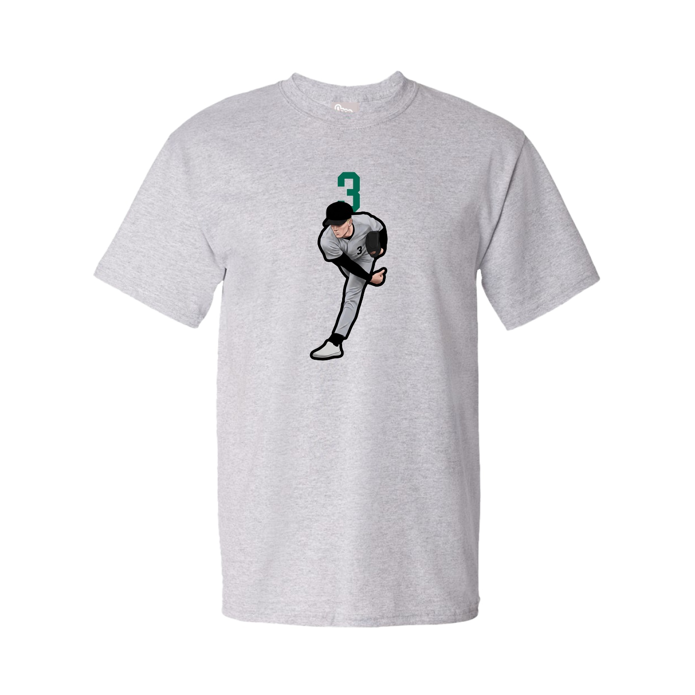 Tee — Number Top in Grey