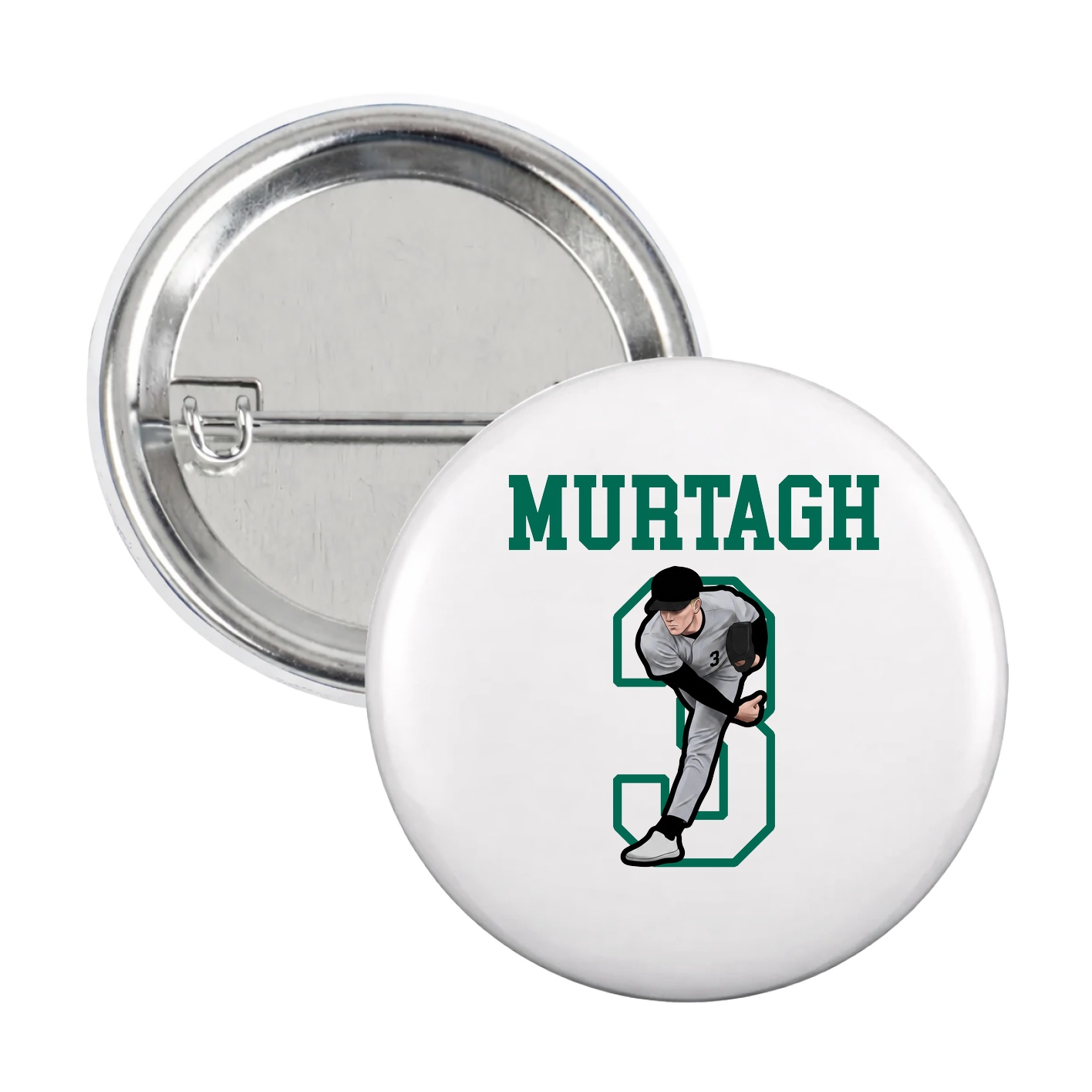 Game Day Button — Shirsey in White