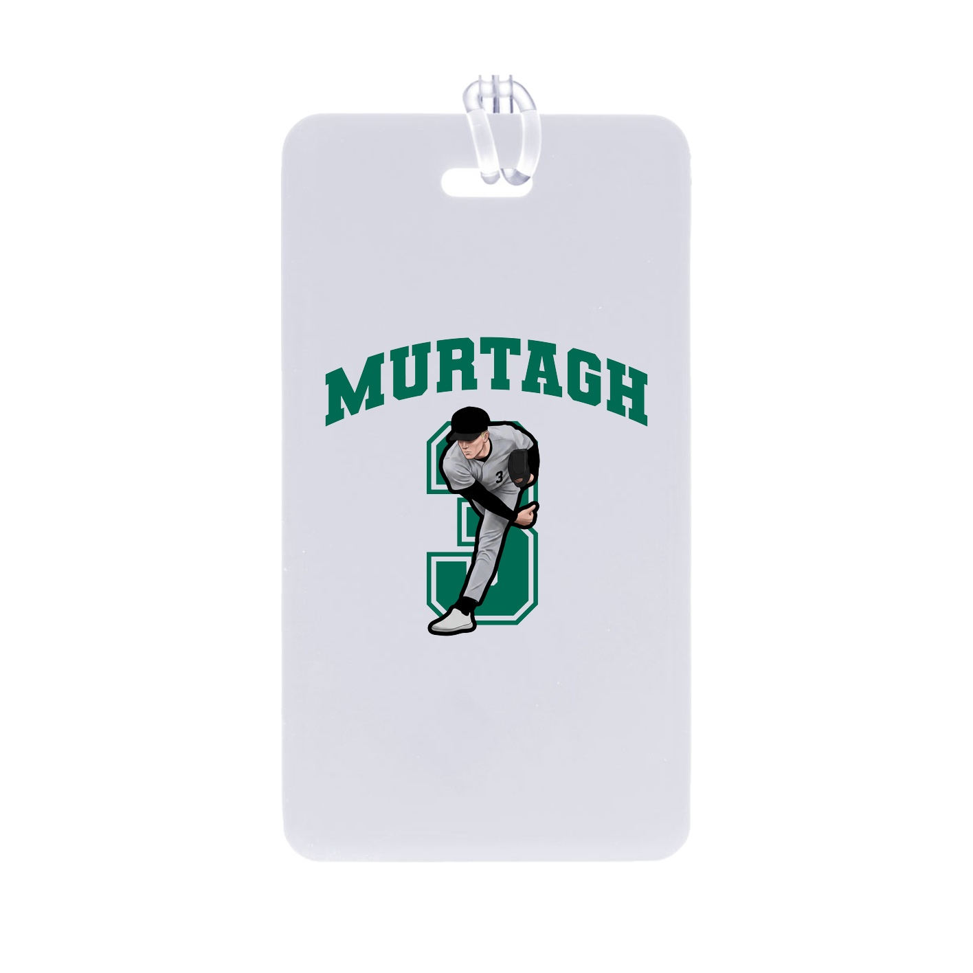 Bag Tag — Number in Classic