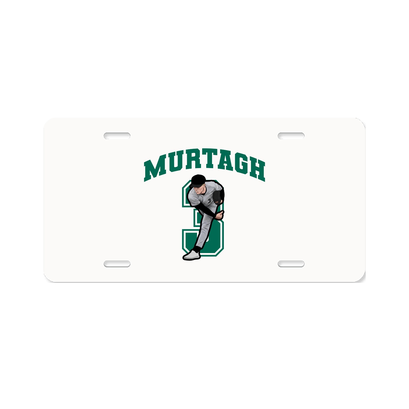 License Plate — Number in Classic