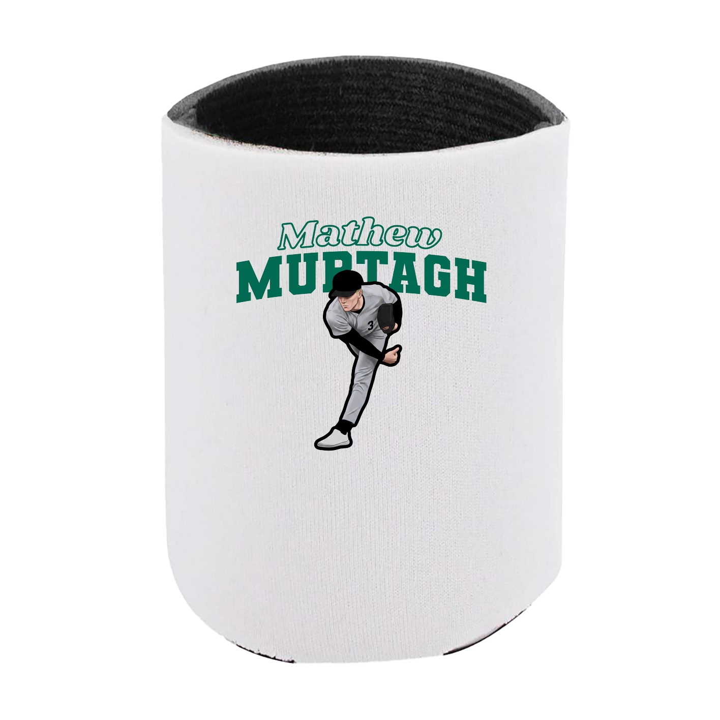 Can Holder — Name Arch in White
