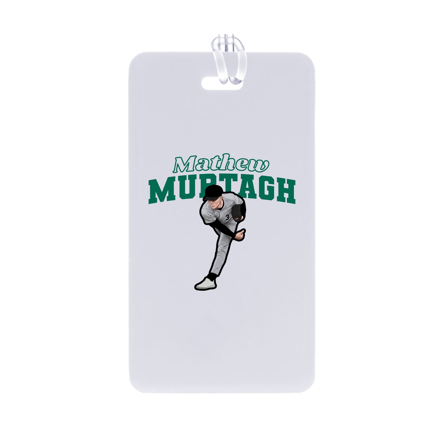 Bag Tag — Name Arch in Classic