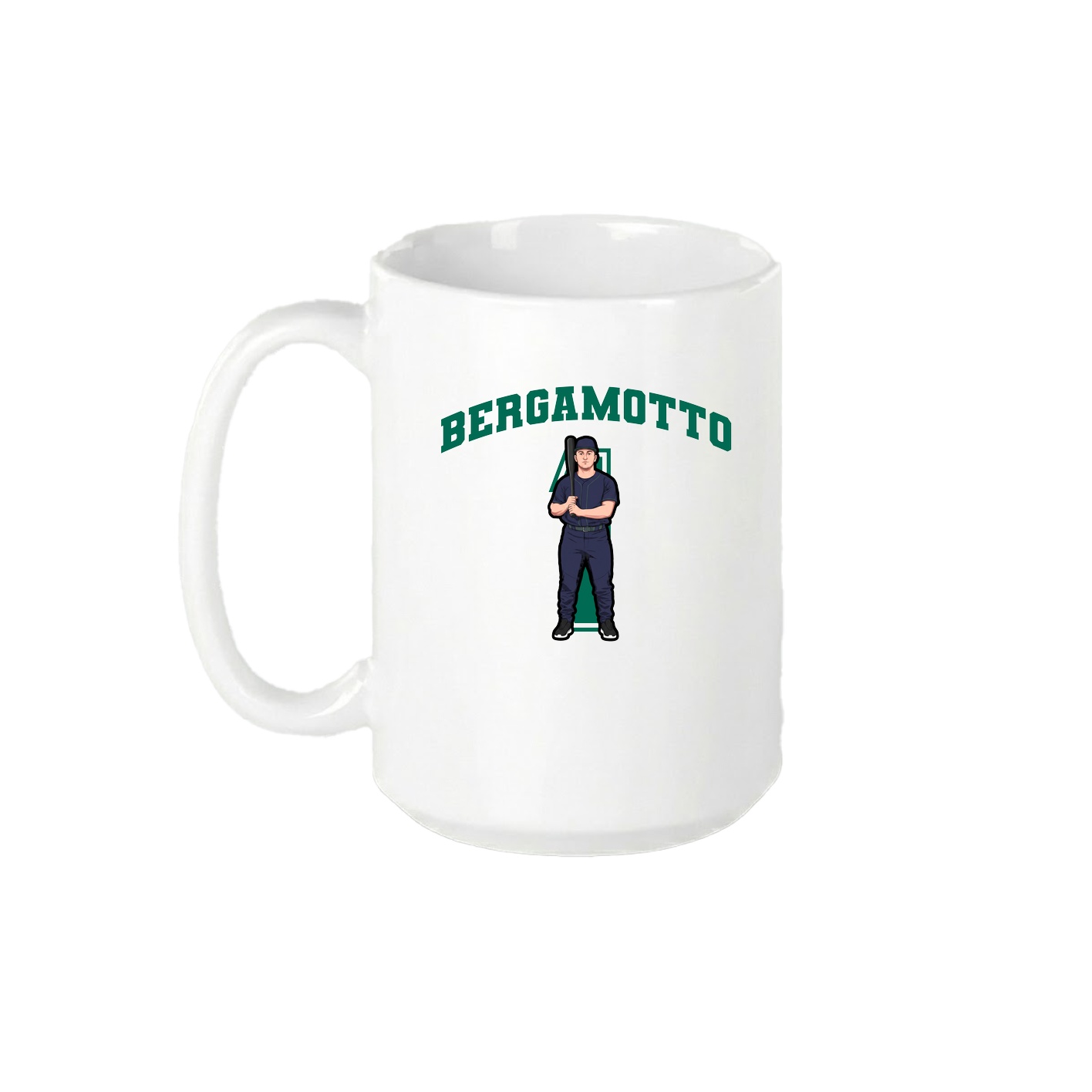 15oz Coffee Mug — Number in White