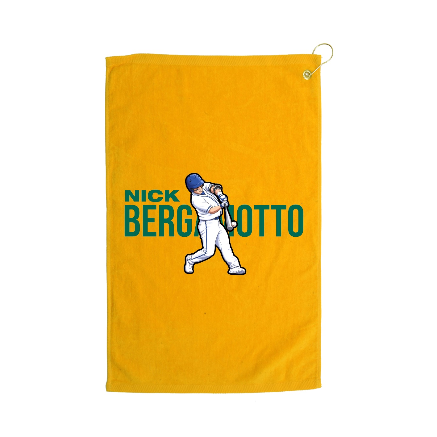 Golf Towel — Player Name in Gold