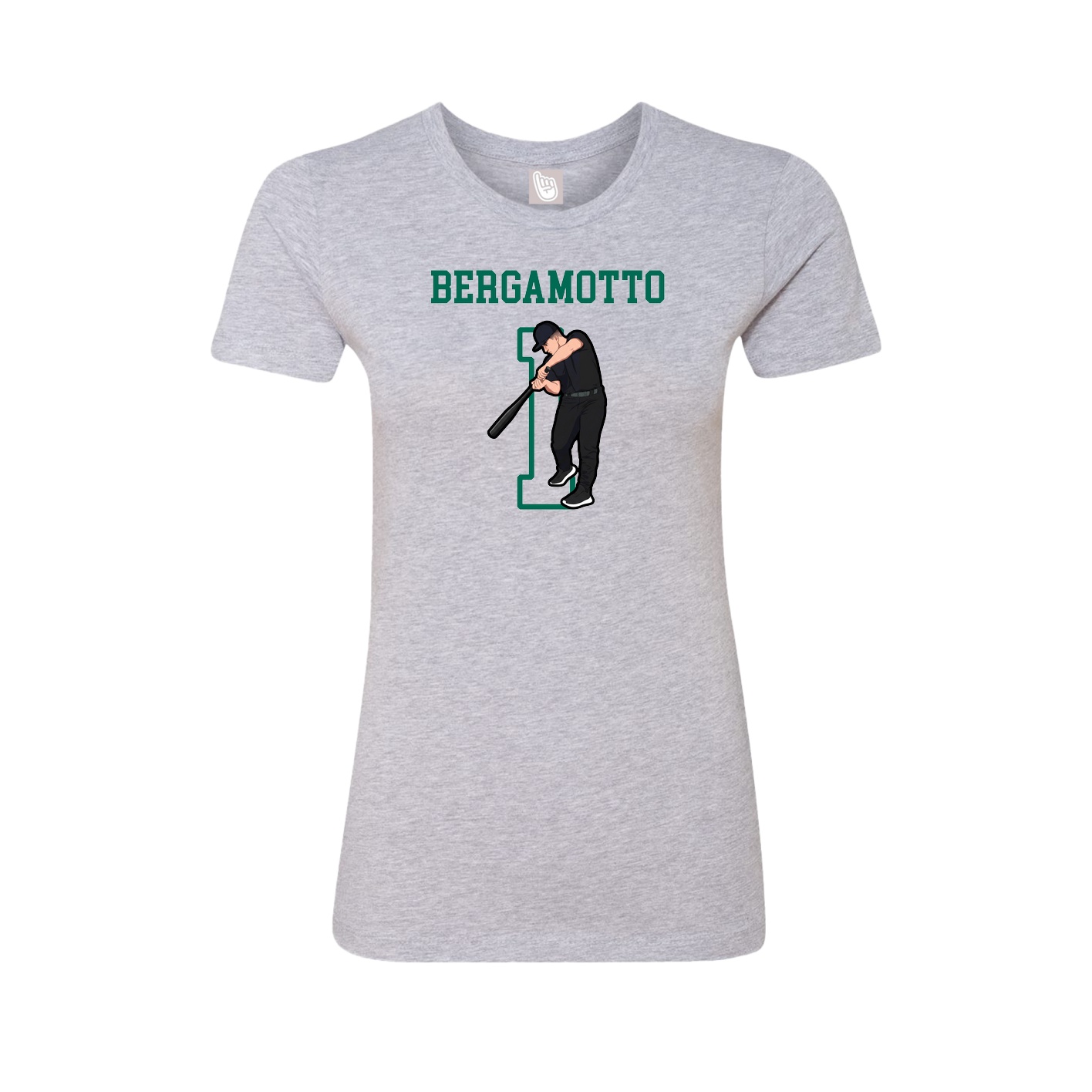 Fitted Women's Tee — Shirsey in Grey