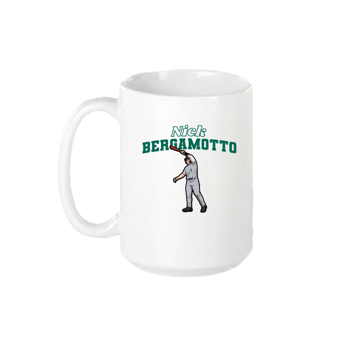 15oz Coffee Mug — Name Arch in White