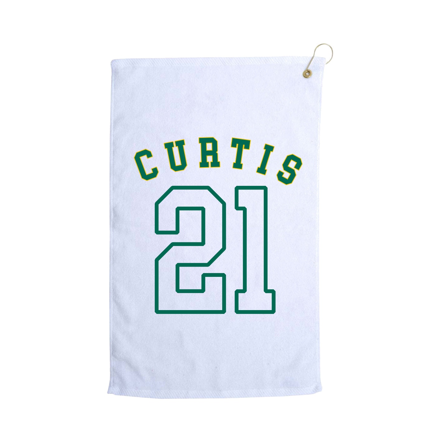 Golf Towel — Shirsey Arch in White