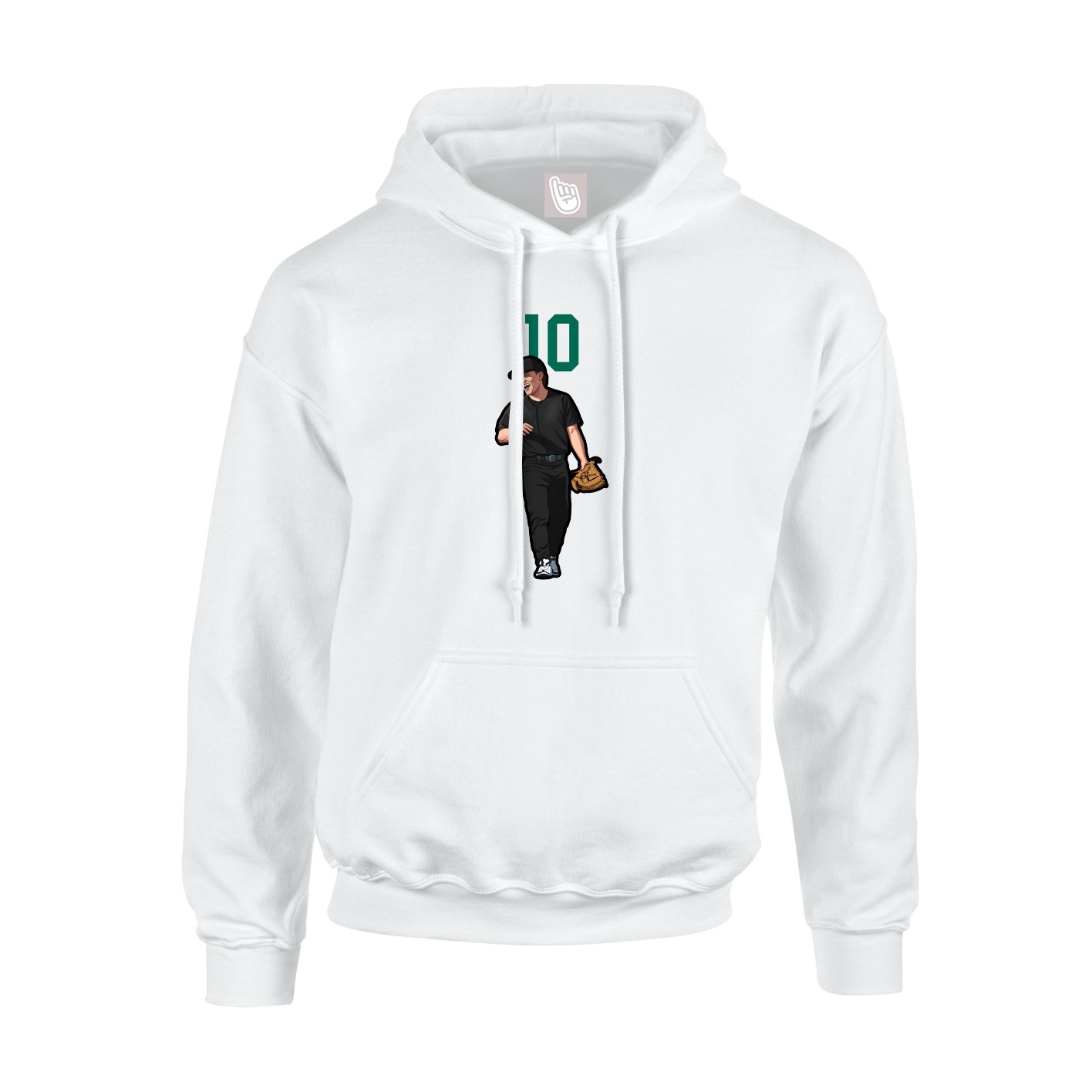 Hoodie — Classic in White