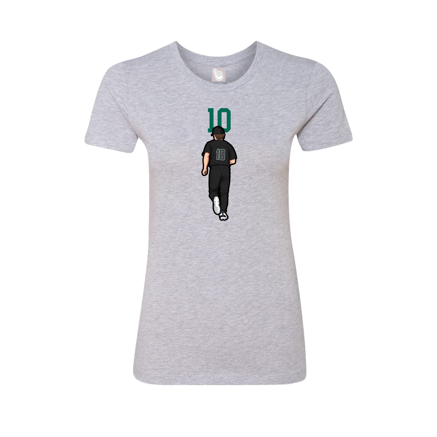 Fitted Women's Tee — Classic in Grey