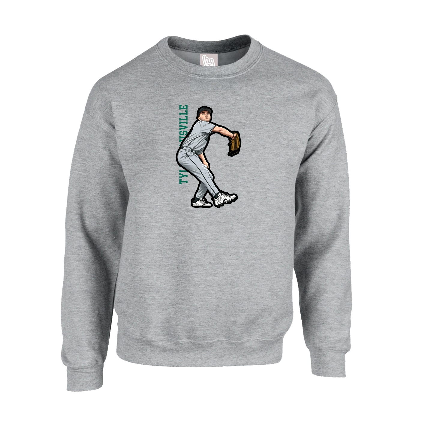 Fleece Crew — Classic in Grey
