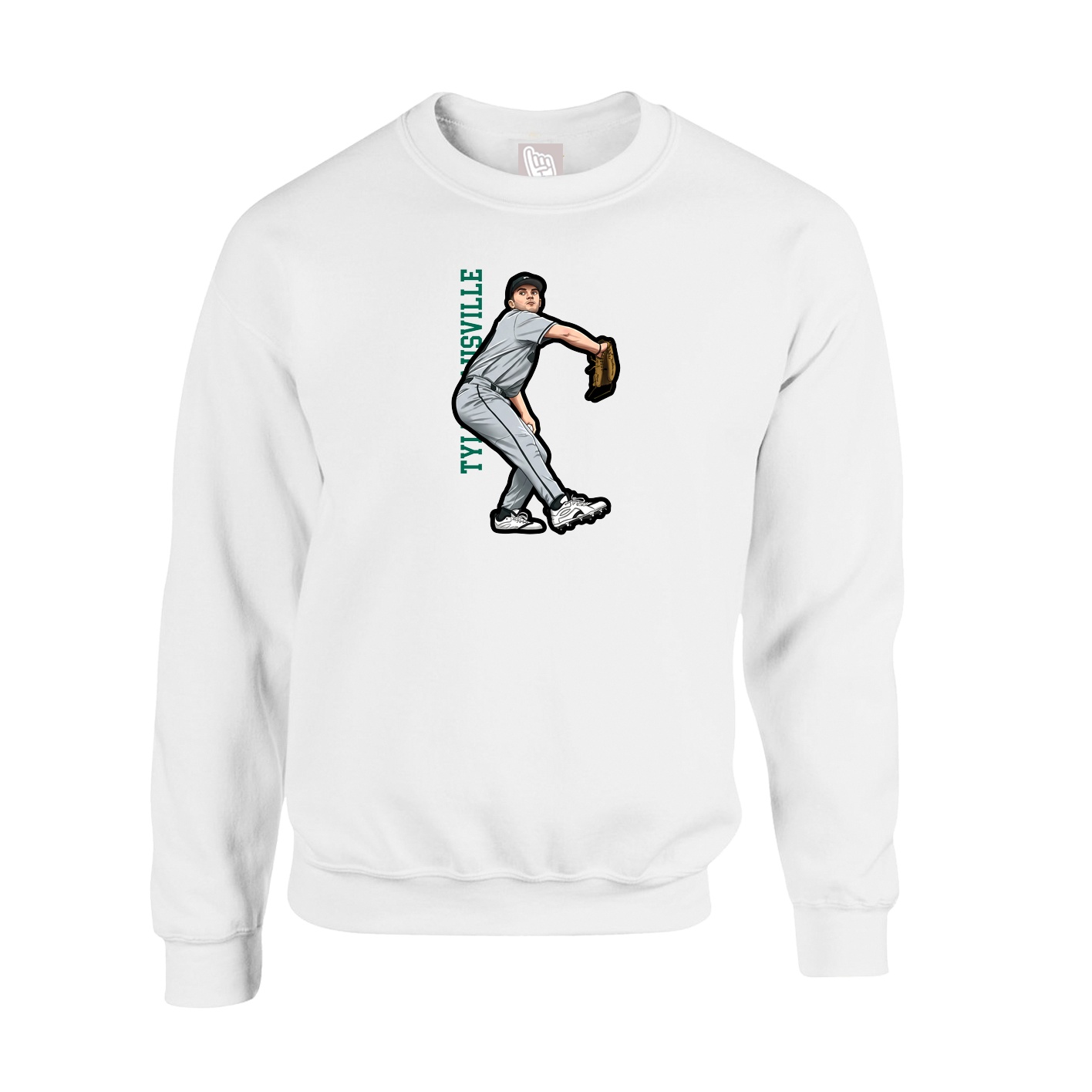 Fleece Crew — Classic in White