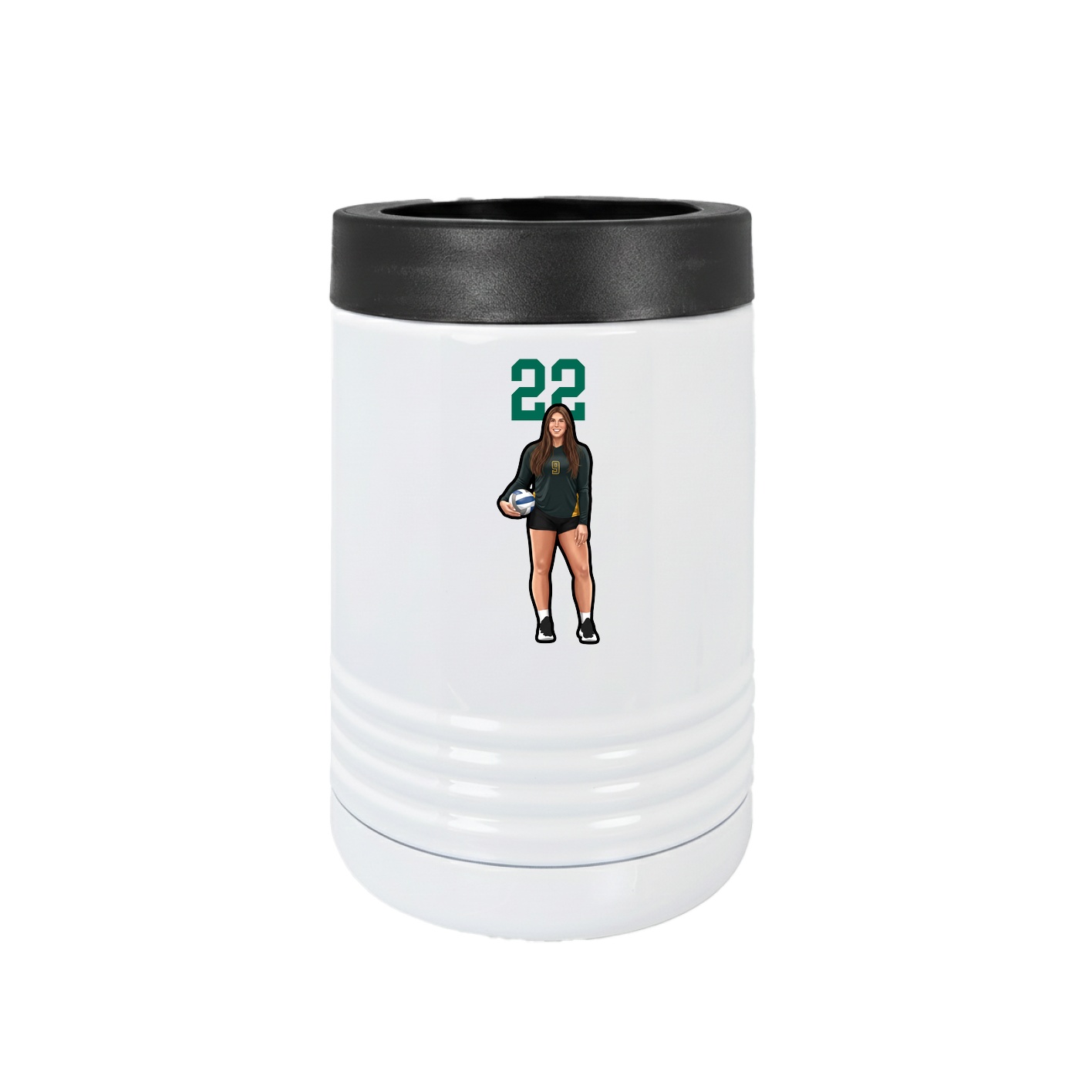 Beverage Holder — Number Top in White
