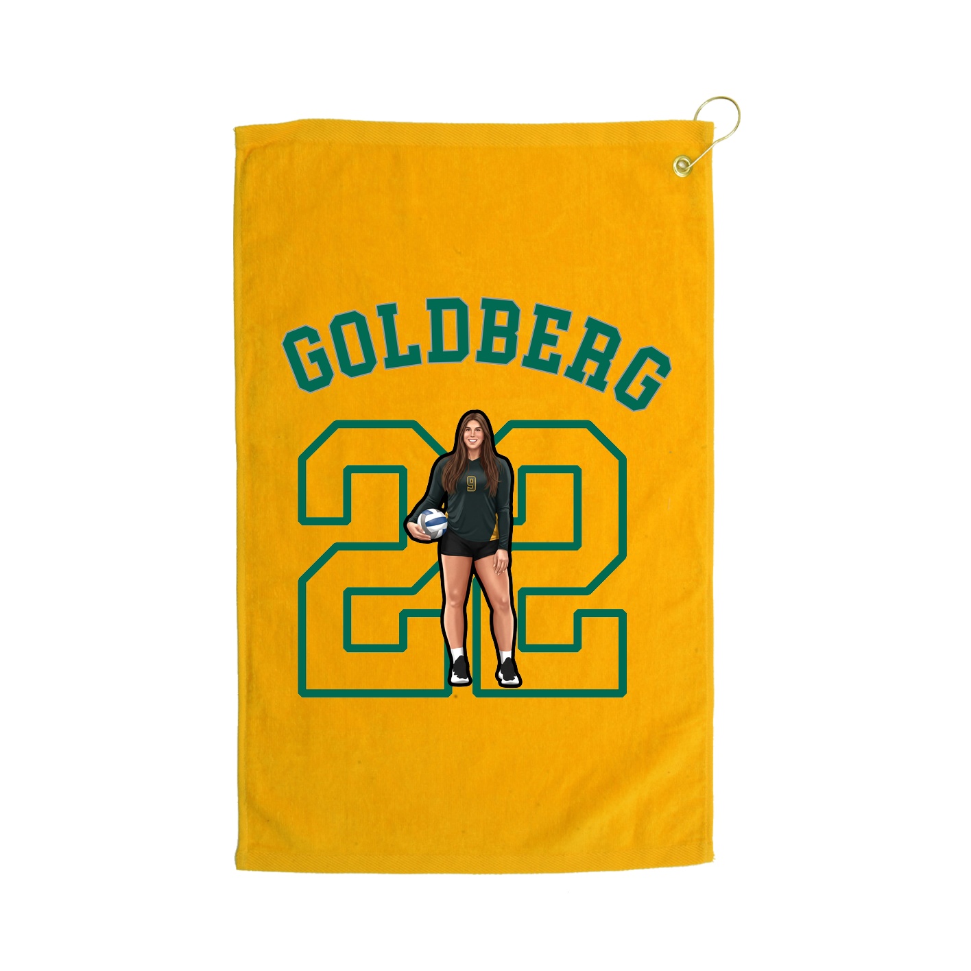 Golf Towel — Shirsey Arch in Gold