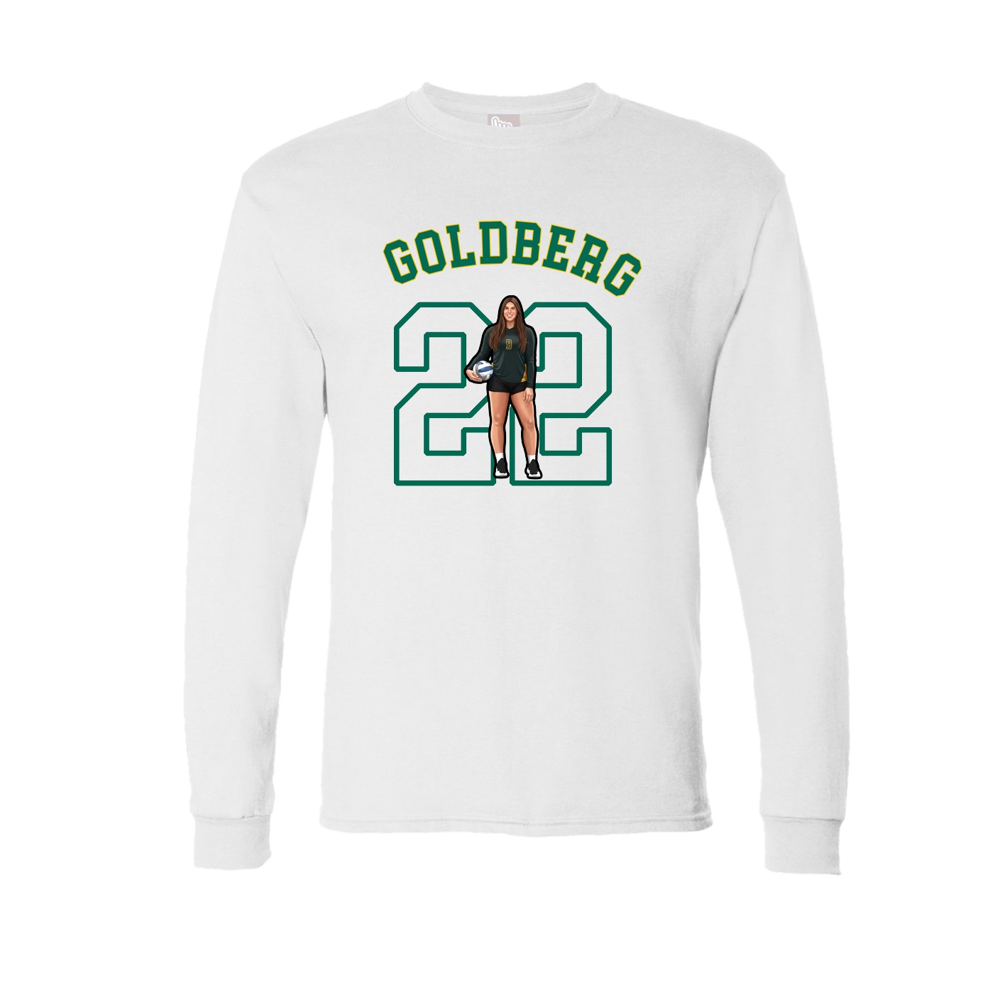 Long Sleeve Tee — Shirsey Arch in White