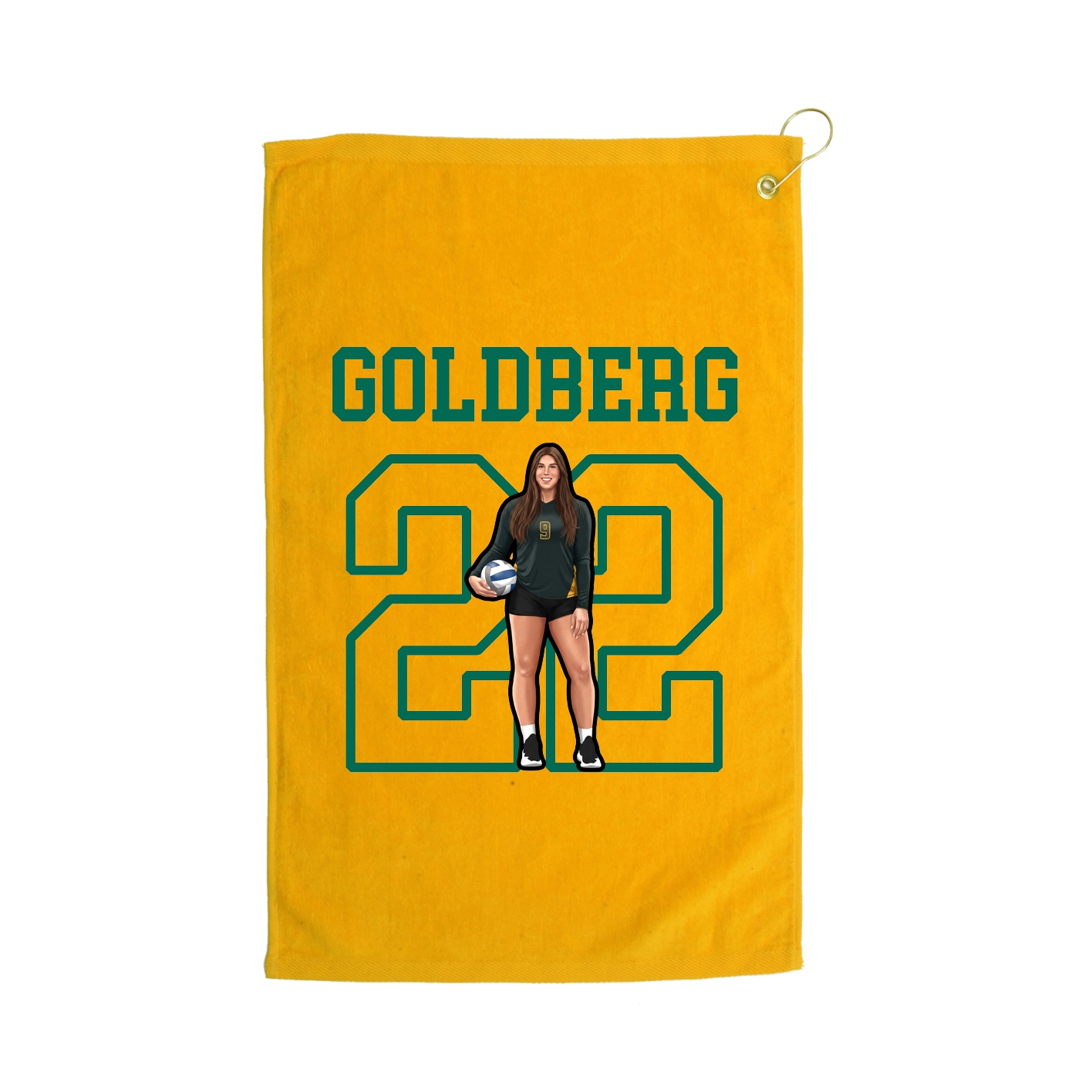 Golf Towel — Shirsey in Gold