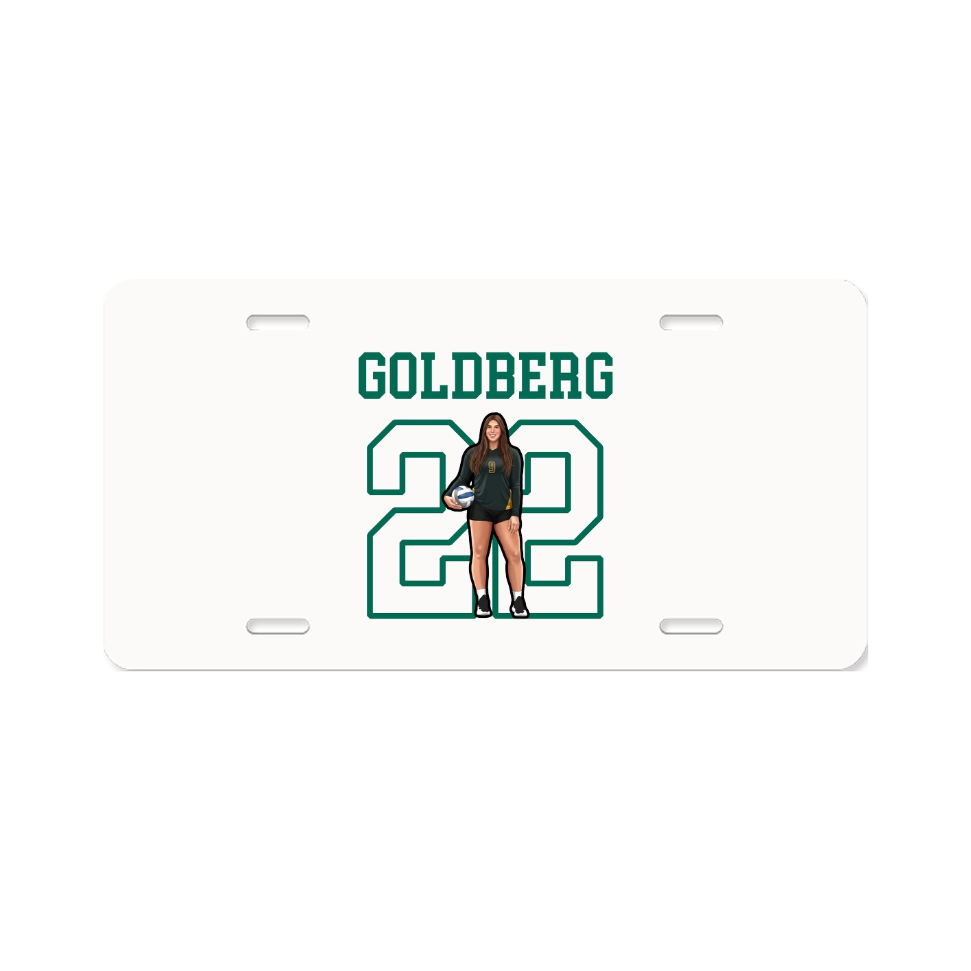 License Plate — Shirsey in Classic