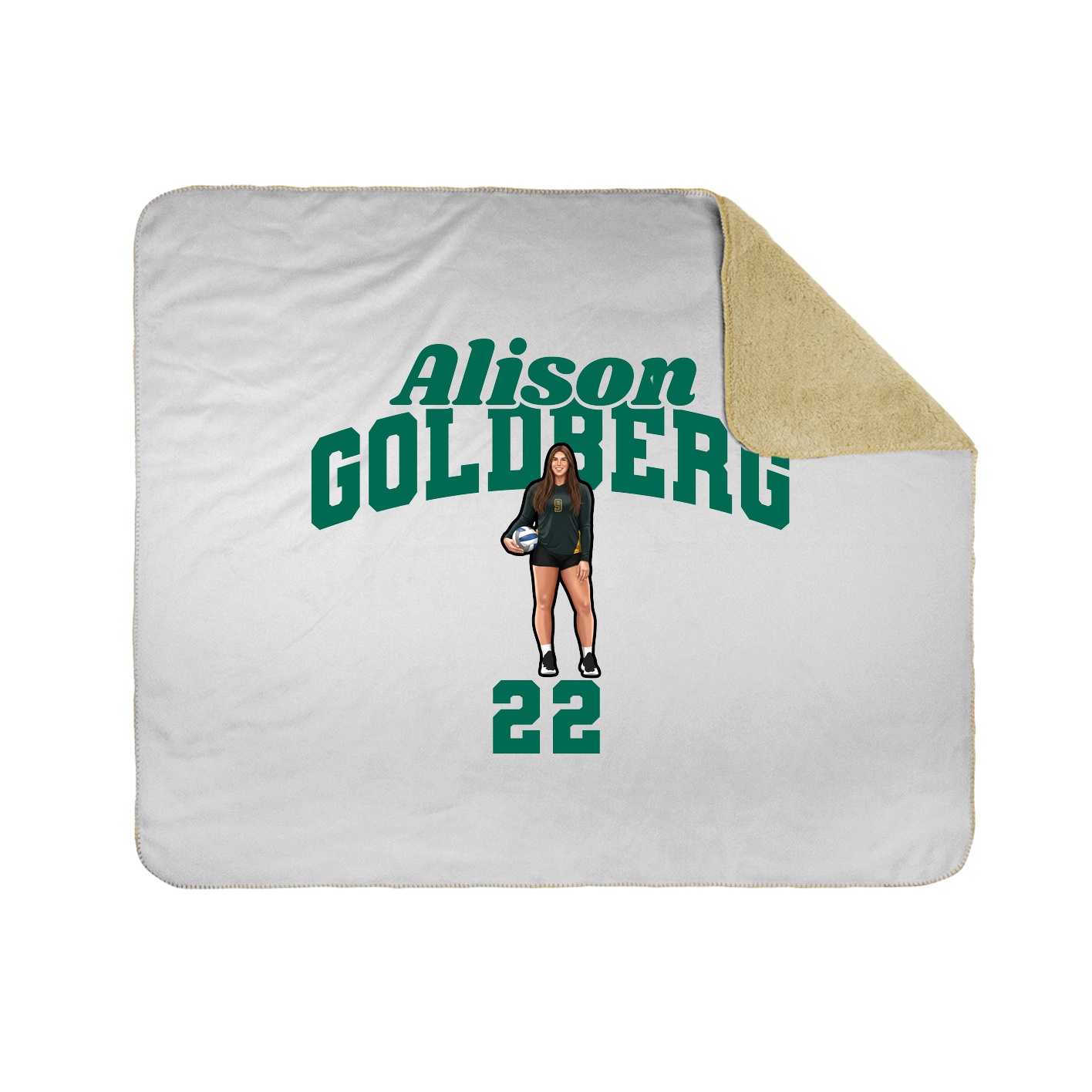 Throw Blanket — Signature Arch in White