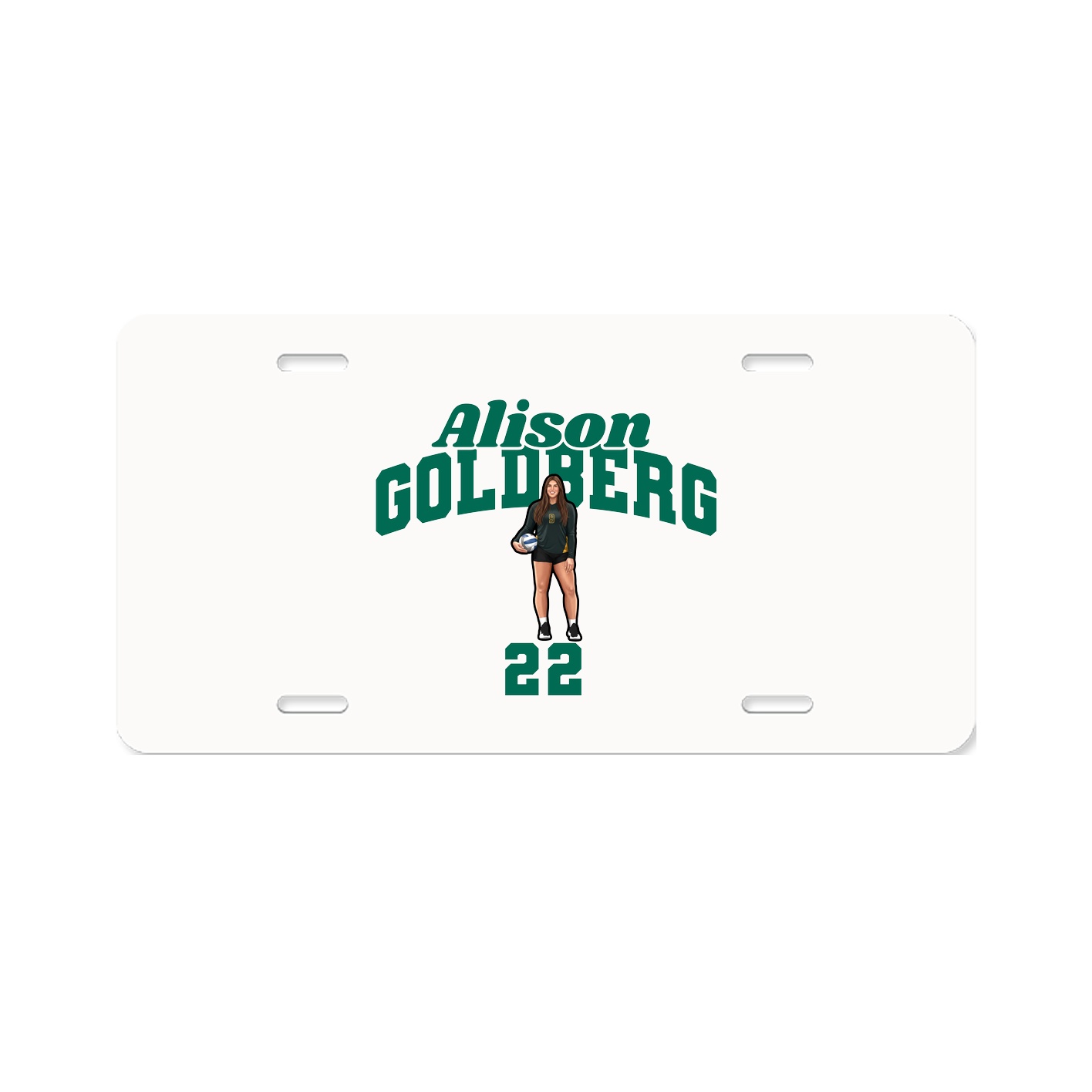 License Plate — Signature Arch in Classic