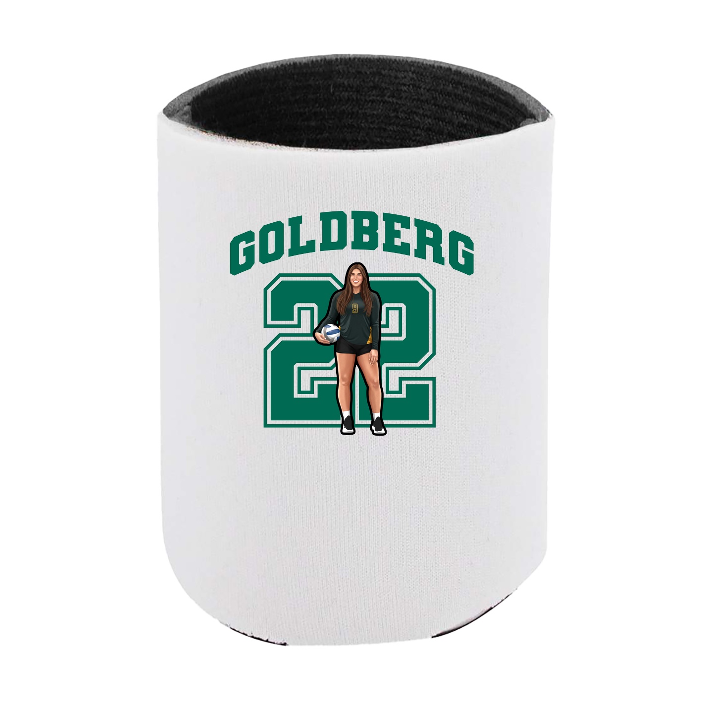 Can Holder — Number in White