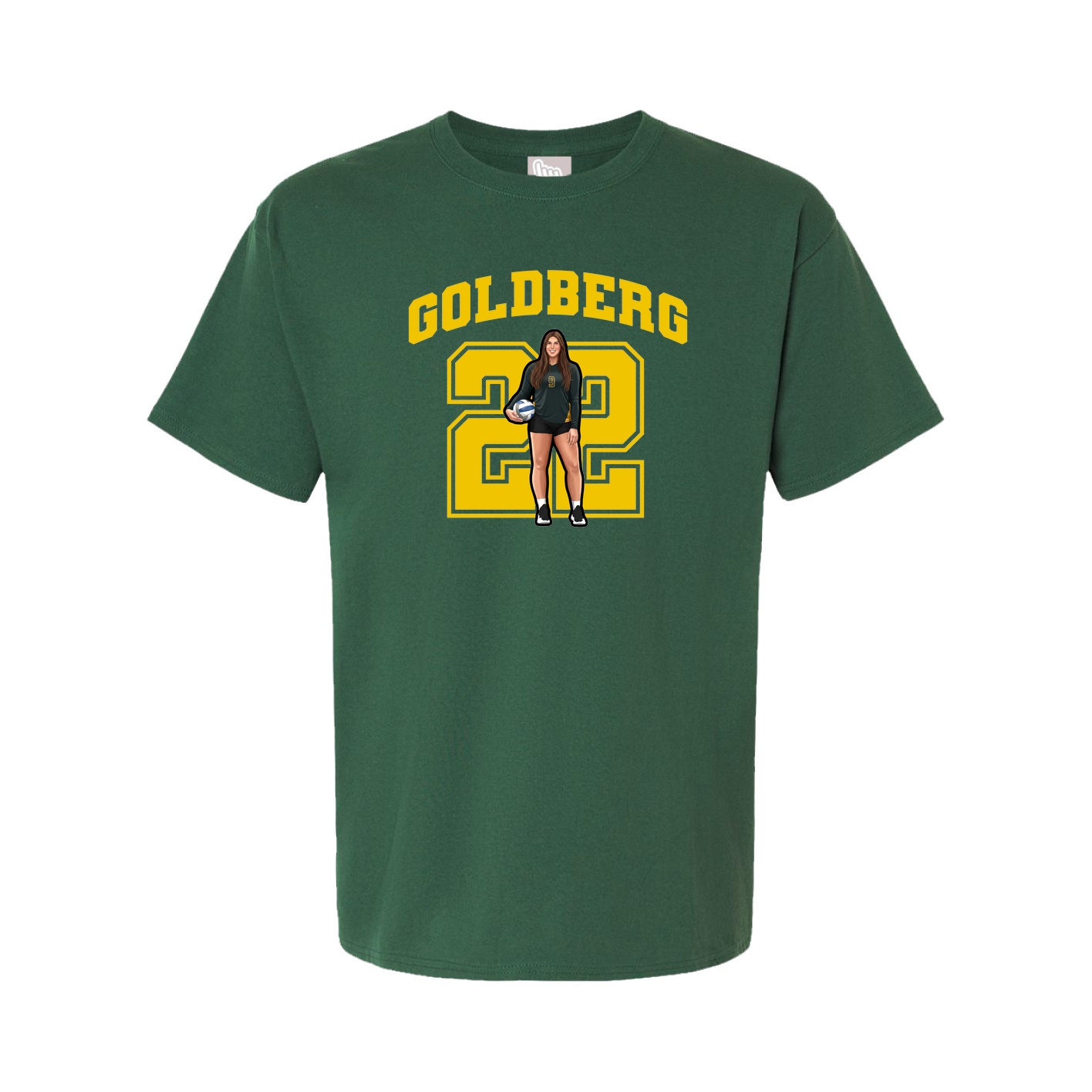 Tee — Number in Green