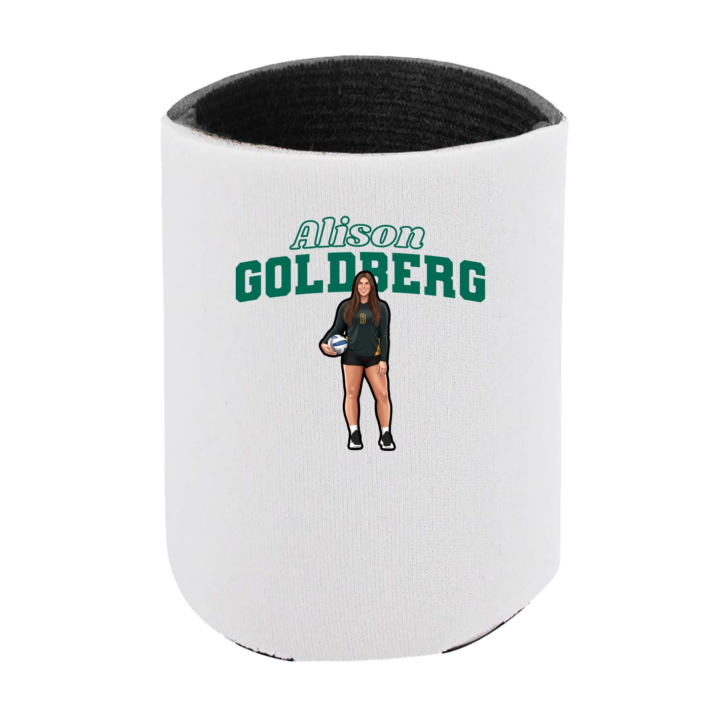 Can Holder — Name Arch in White