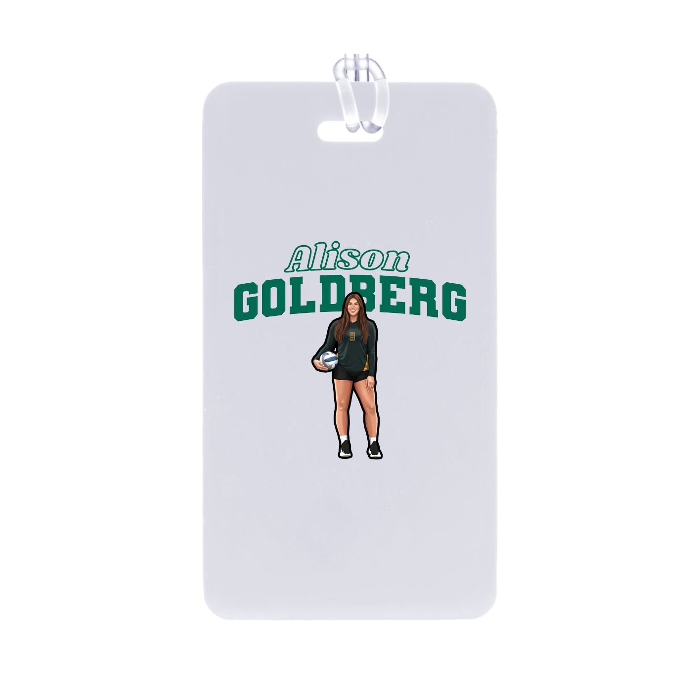 Bag Tag — Name Arch in Classic