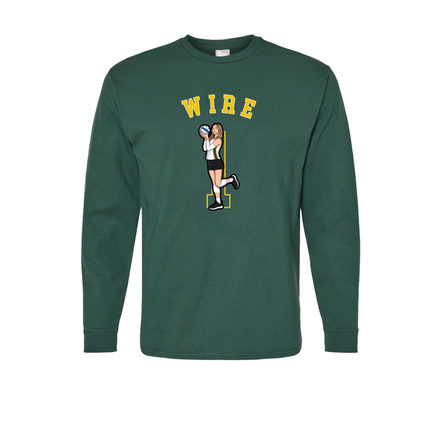Long Sleeve Tee — Shirsey Arch in Green