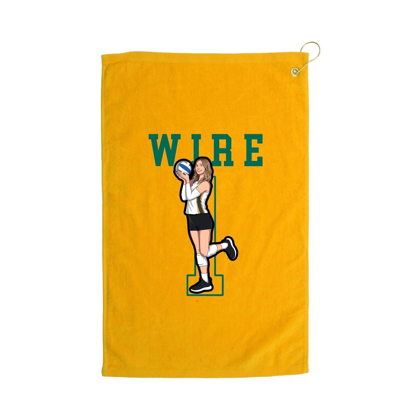 Golf Towel — Shirsey in Gold