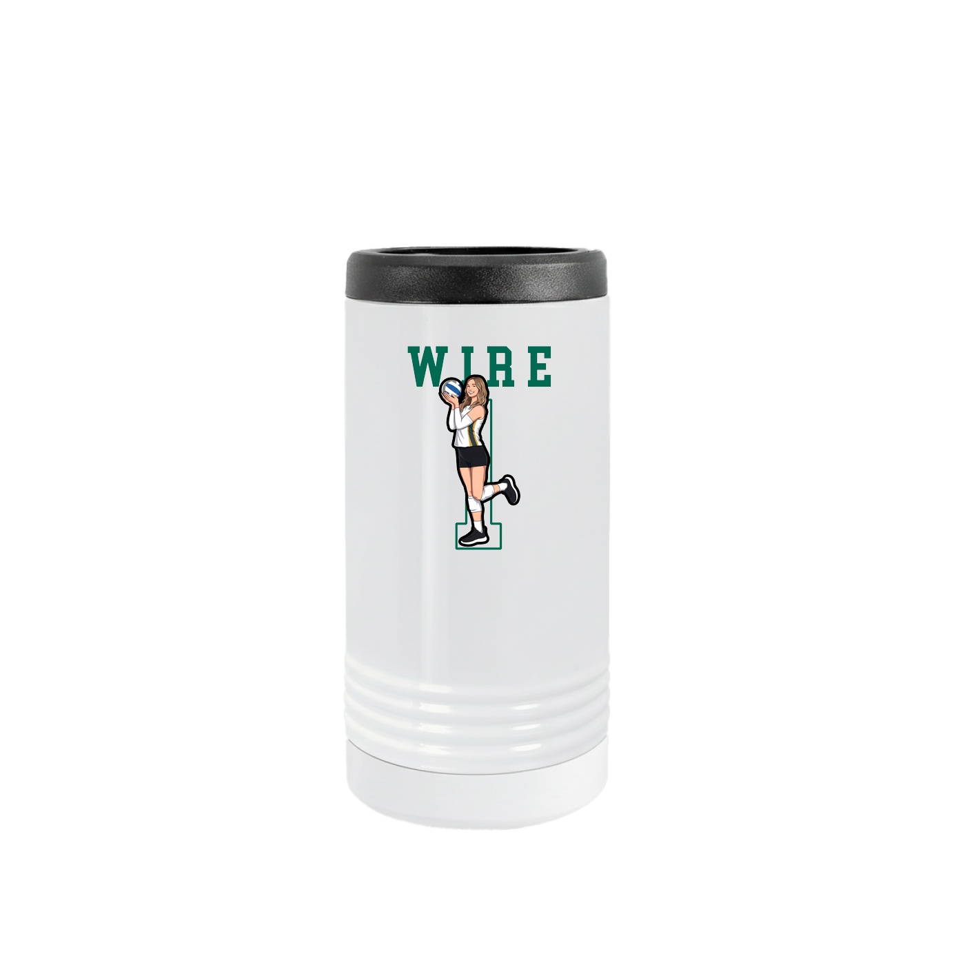 Slim Beverage Holder — Shirsey in White