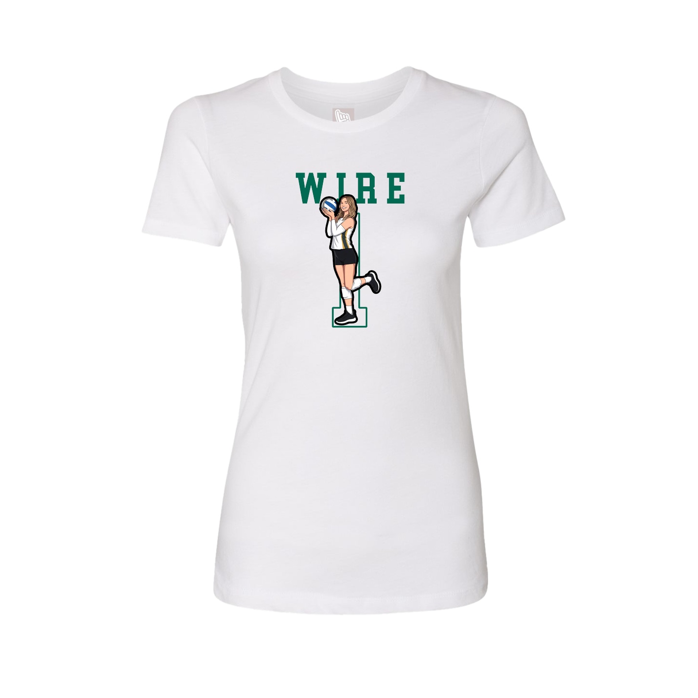 Fitted Women's Tee — Shirsey in White