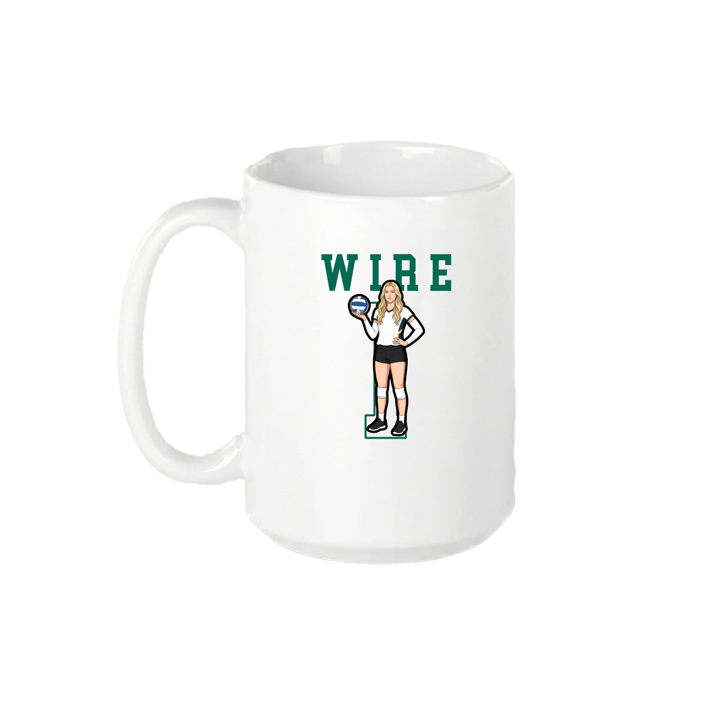 15oz Coffee Mug — Shirsey in White