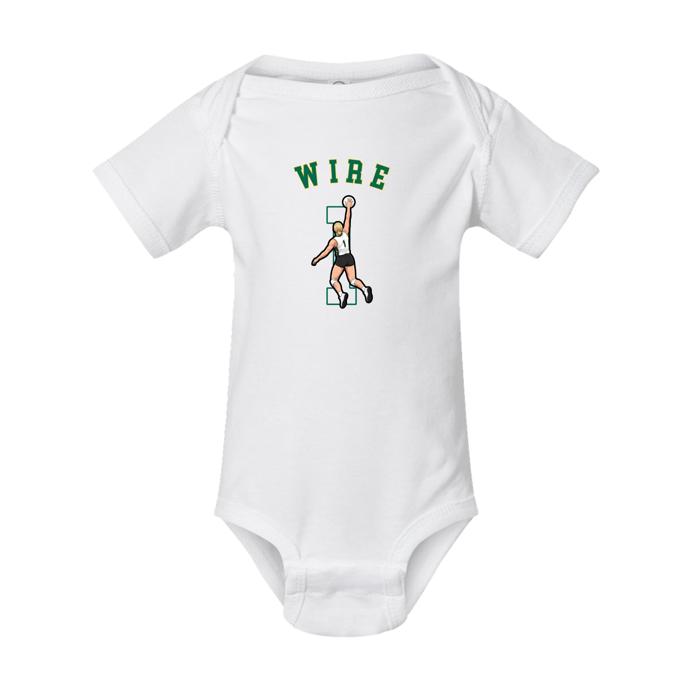 Baby Onesie — Shirsey Arch in White