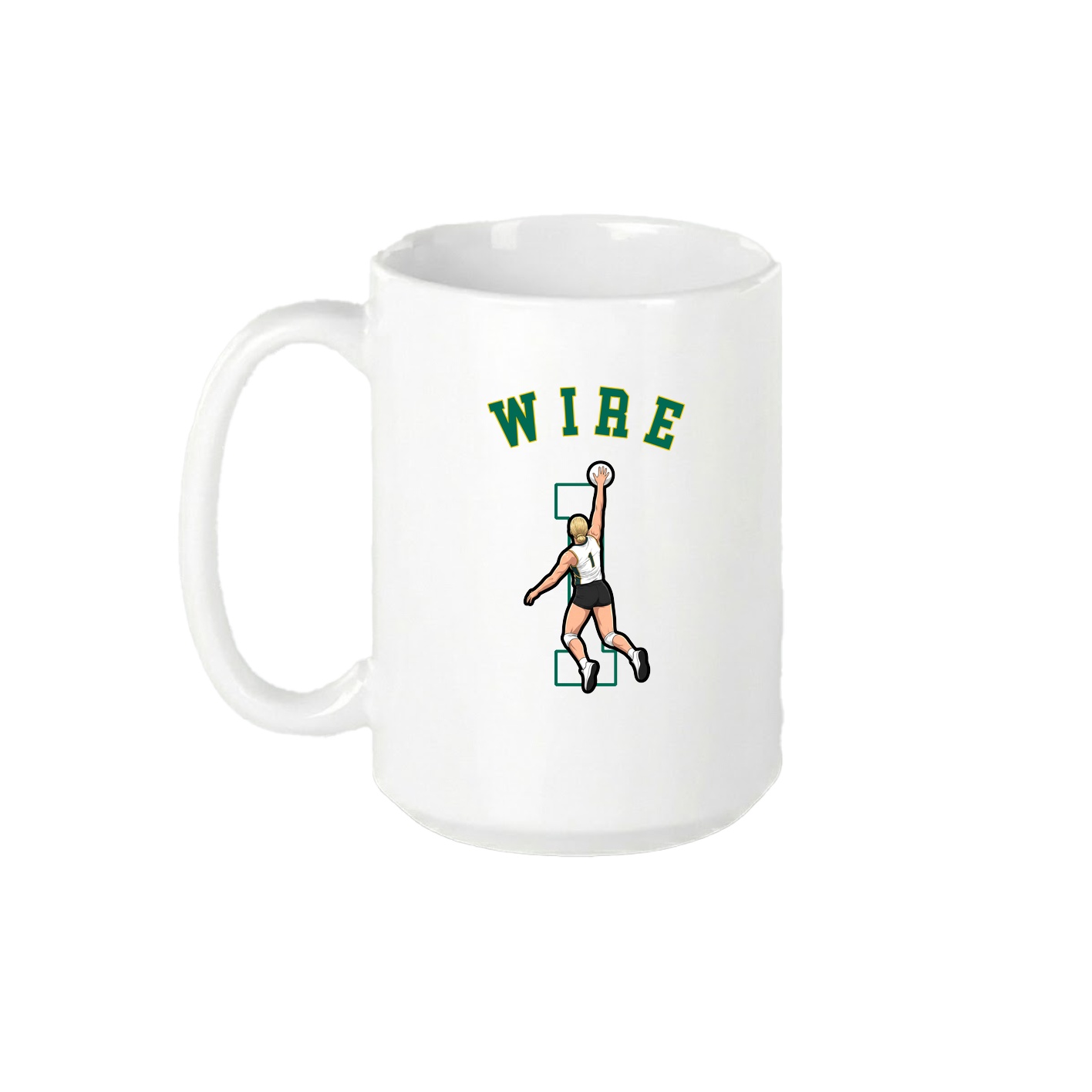 15oz Coffee Mug — Shirsey Arch in White