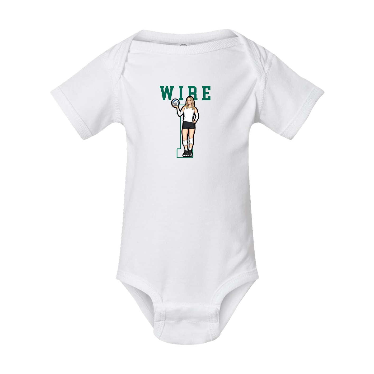 Baby Onesie — Shirsey in White