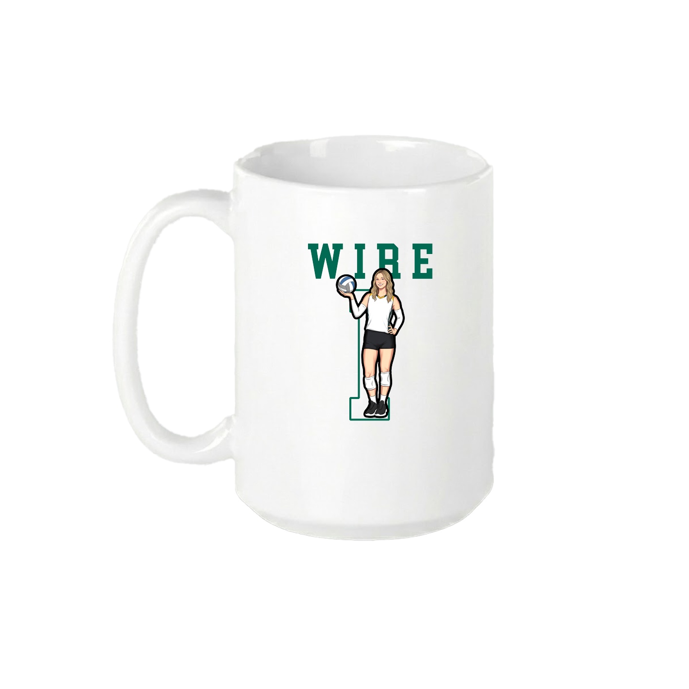 15oz Coffee Mug — Shirsey in White