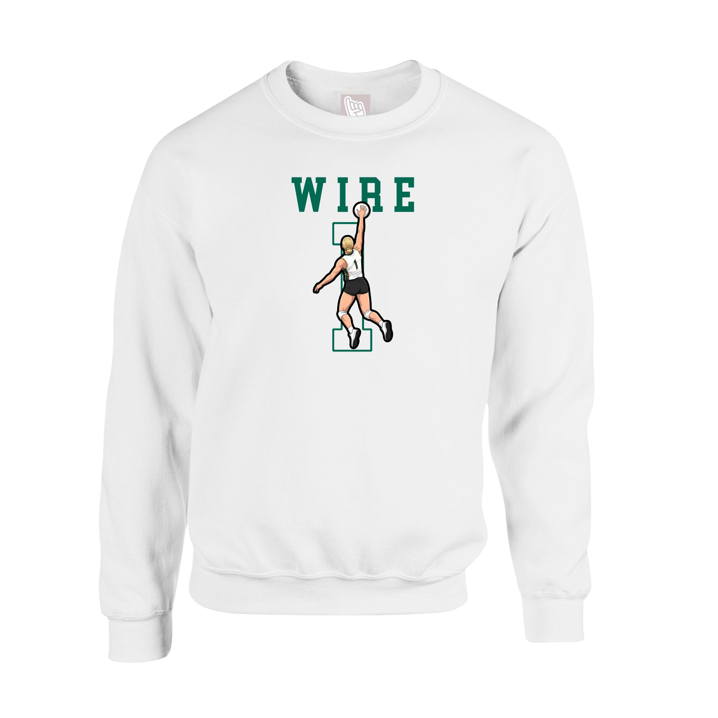 Fleece Crew — Shirsey in White