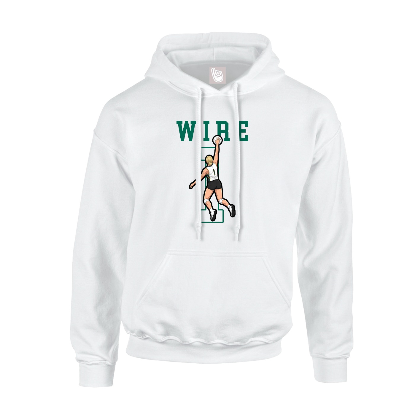Youth Hoodie — Shirsey in White