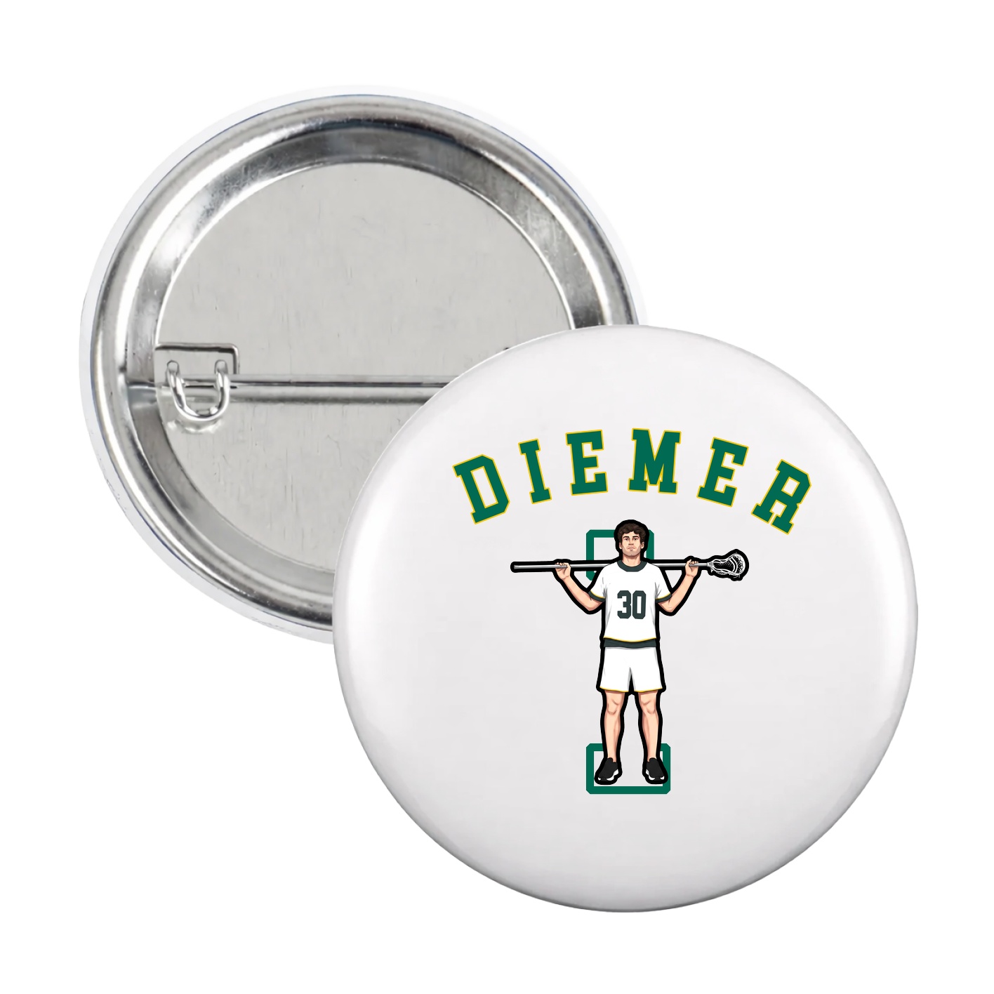 Game Day Button — Shirsey Arch in White