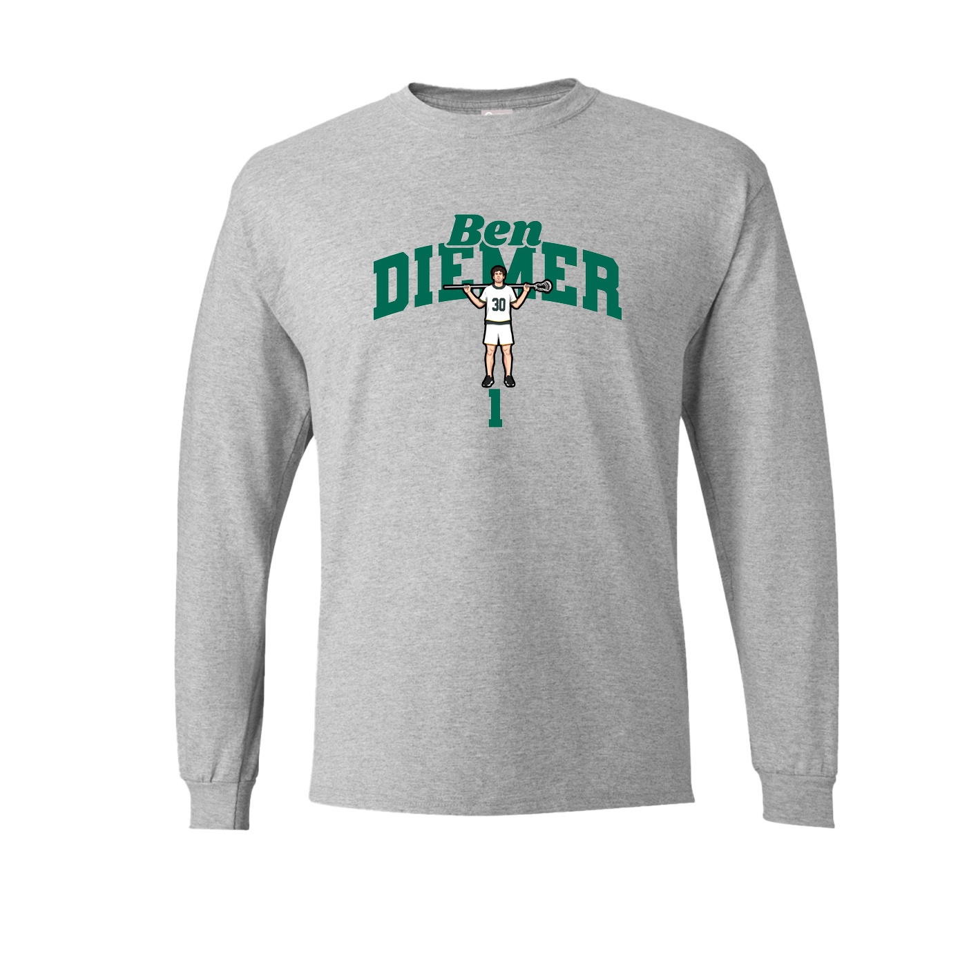Long Sleeve Tee — Signature Arch in Grey