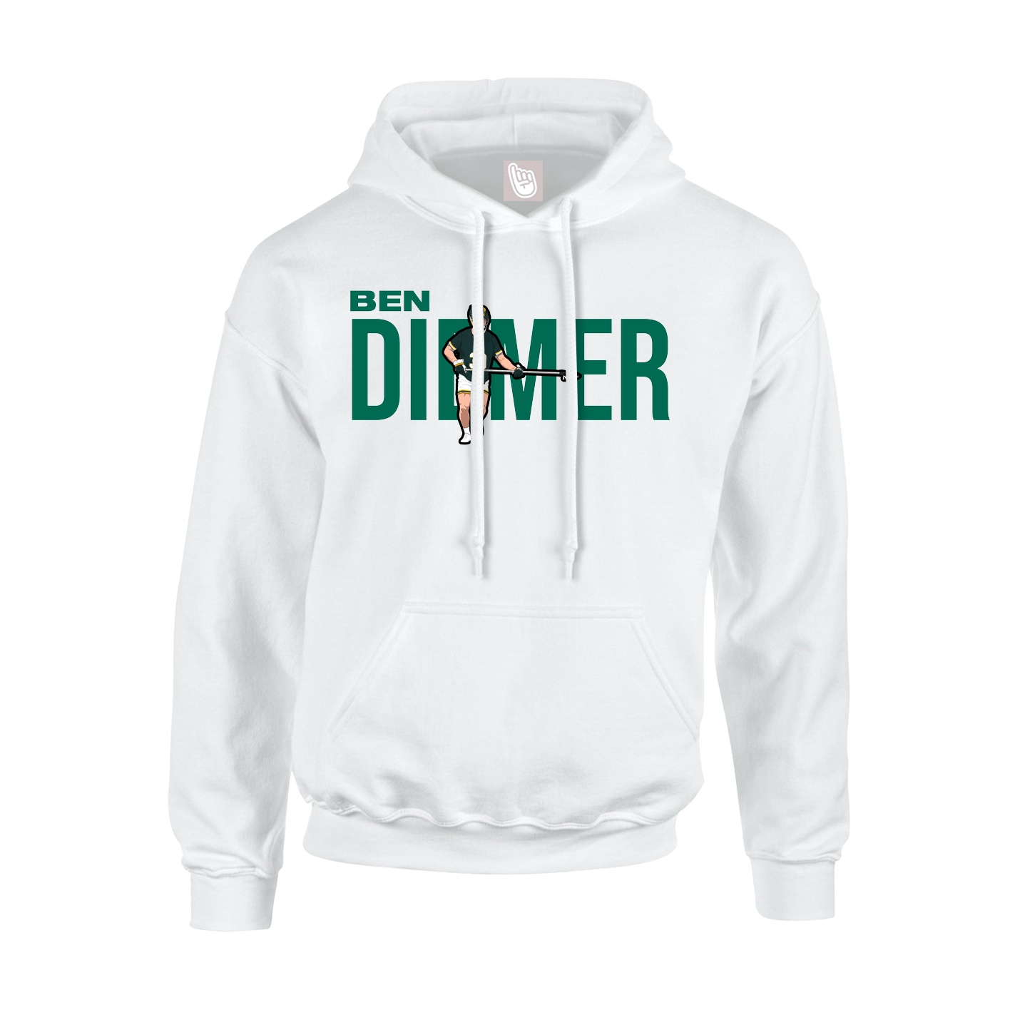 Hoodie — Player Name in White