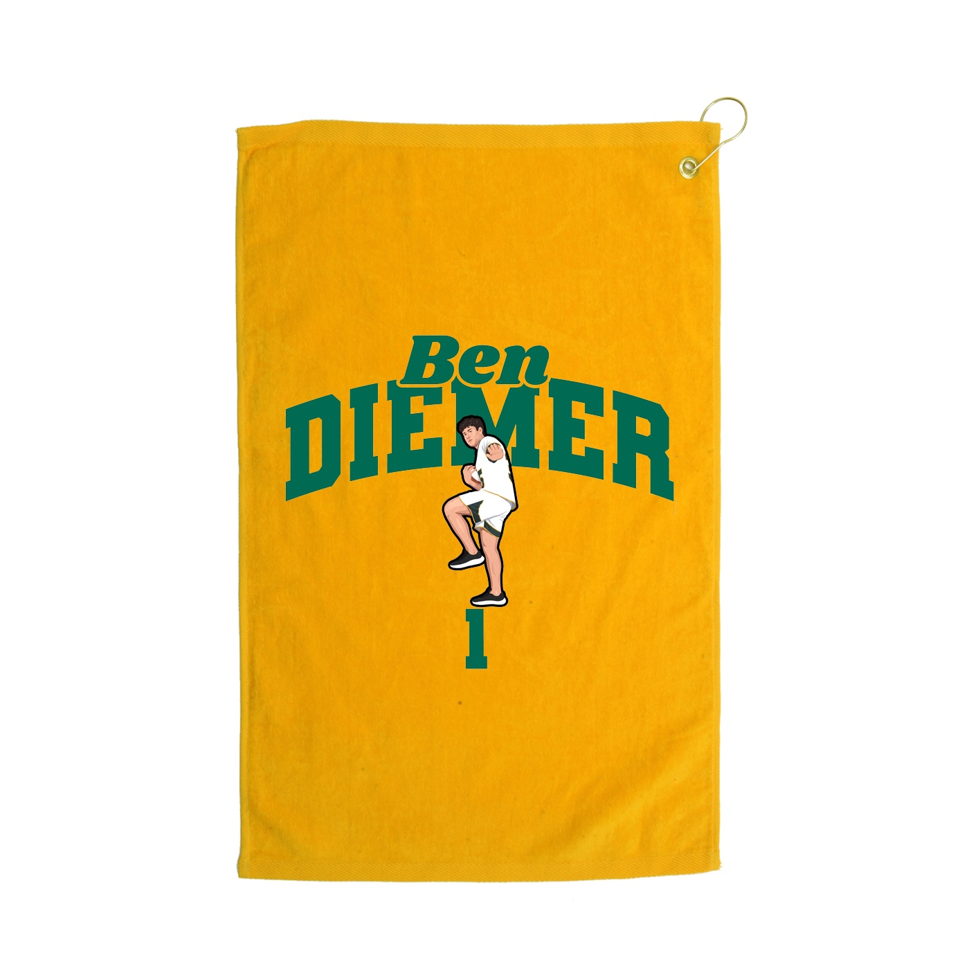 Golf Towel — Signature Arch in Gold