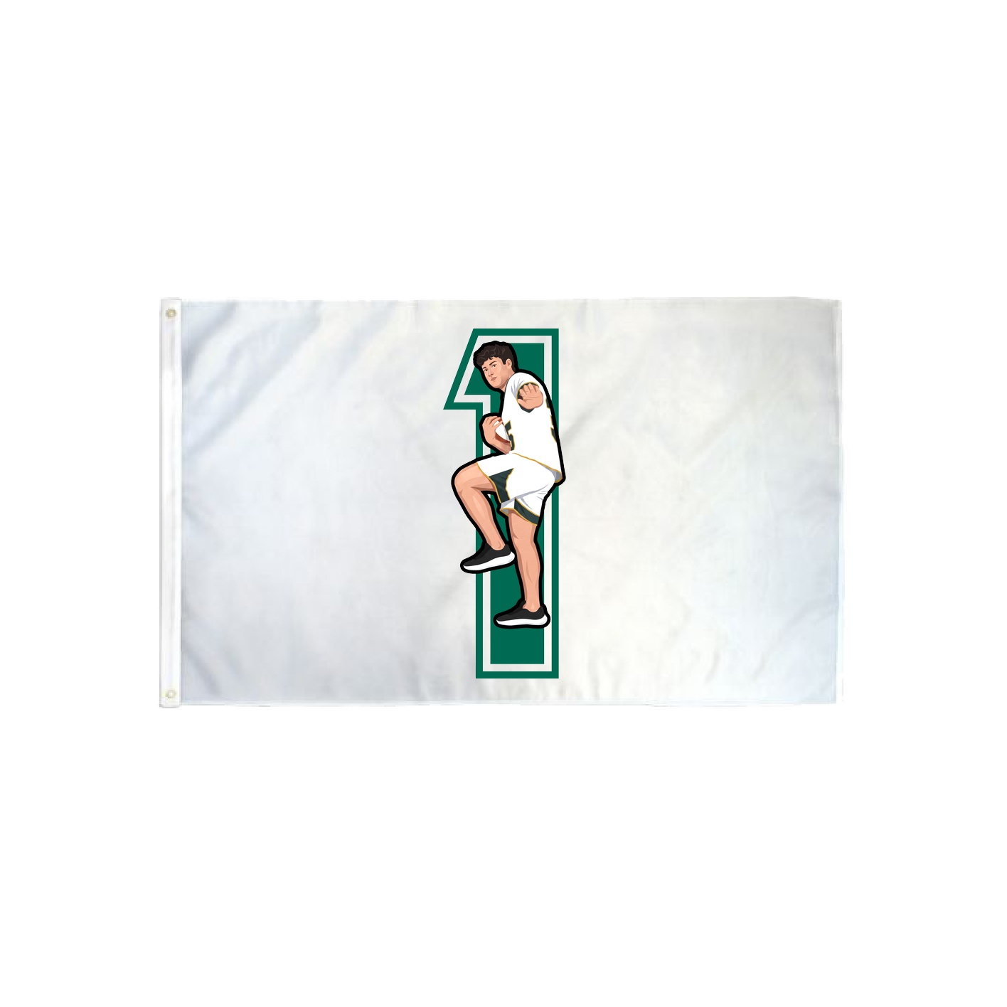 3x5 Flag — Number in Classic