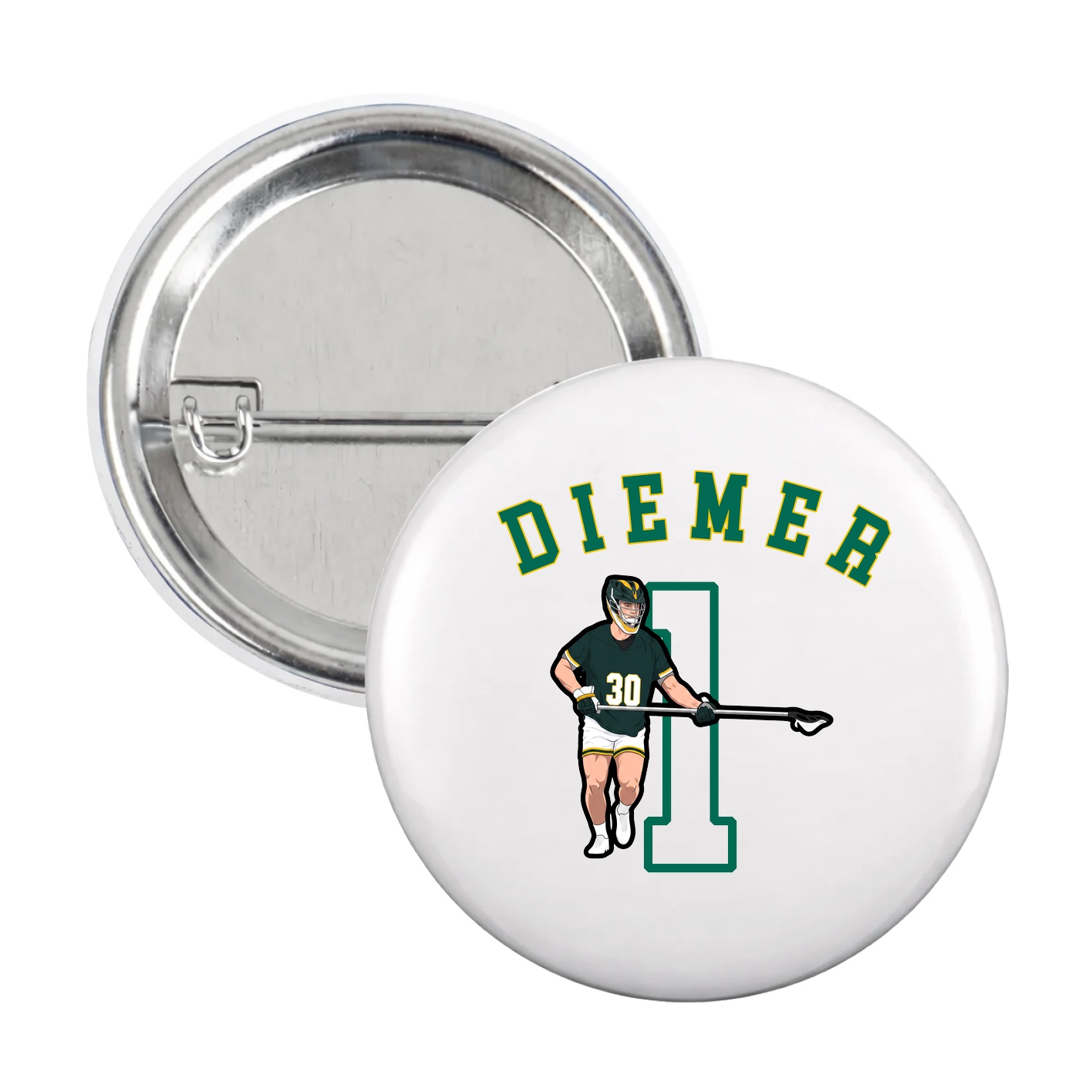 Game Day Button — Shirsey Arch in White