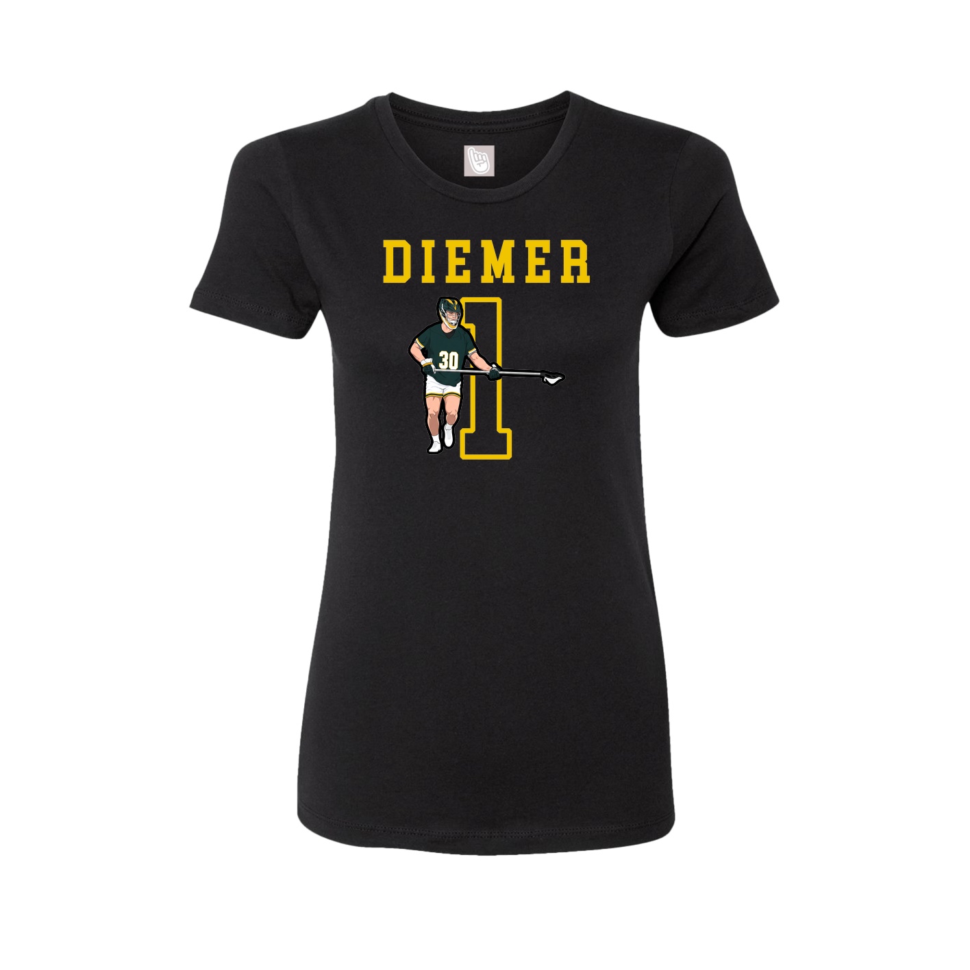 Fitted Women's Tee — Shirsey in Black
