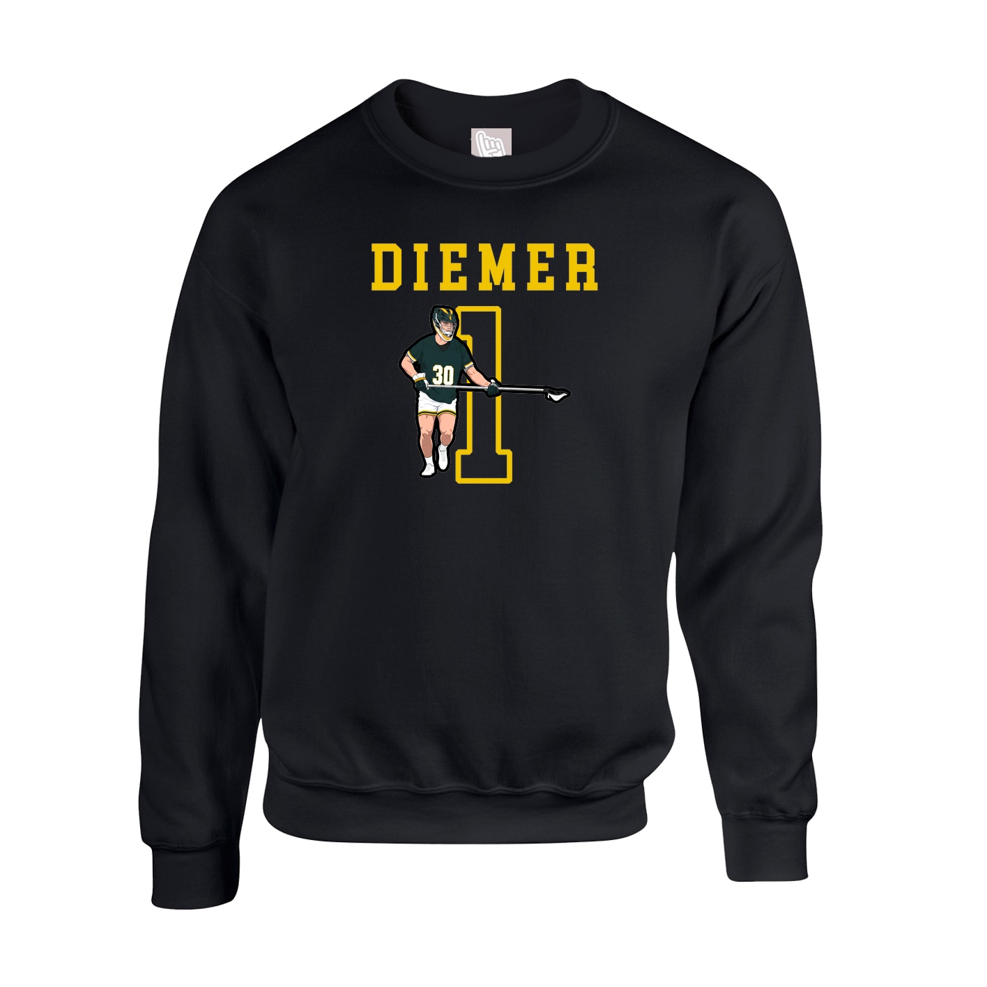 Fleece Crew — Shirsey in Black