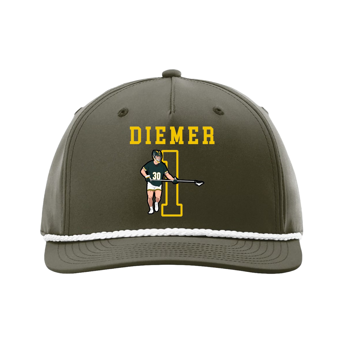 Five-Panel Classic Rope Cap — Shirsey in Green