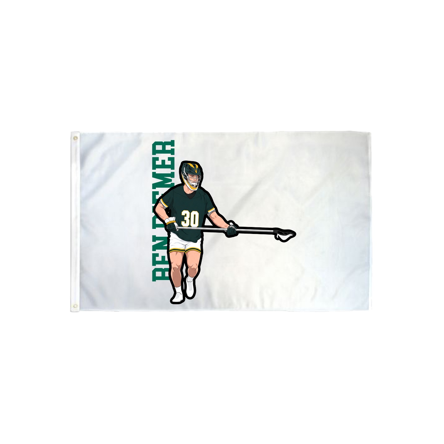 3x5 Flag — Name Vertical in Classic