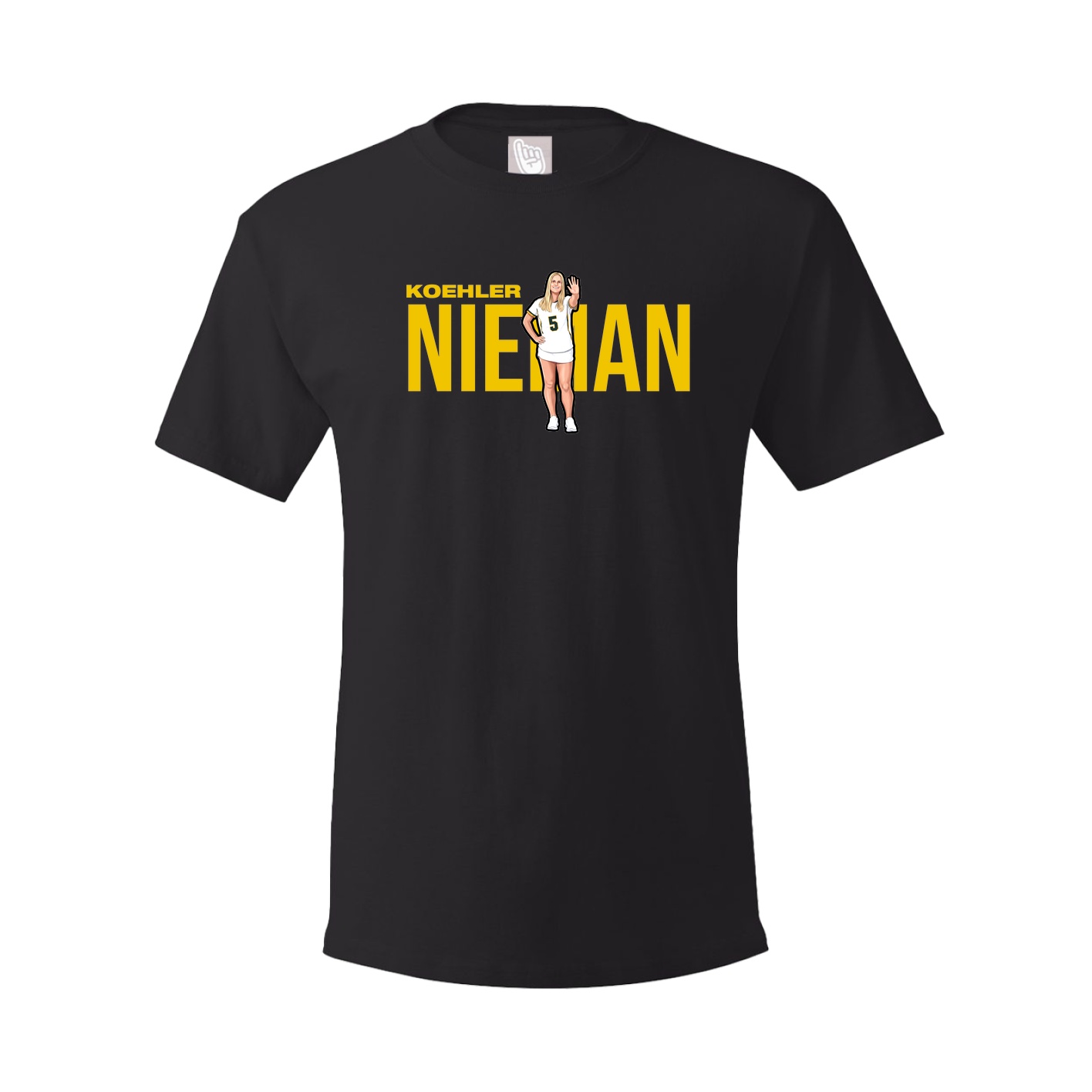 Youth Tee — Player Name in Black